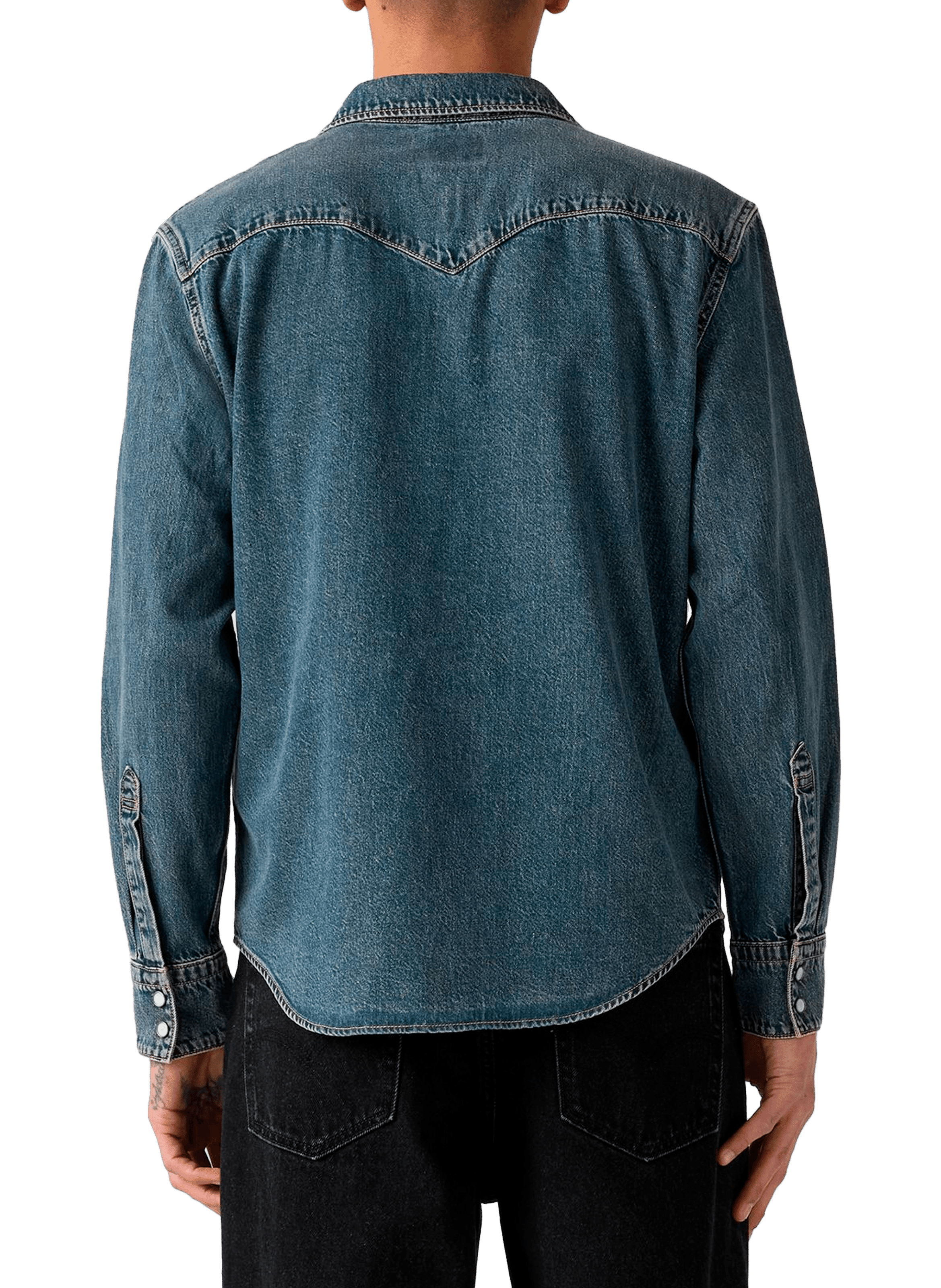 Bleached denim Shirt LEVI'S Blue