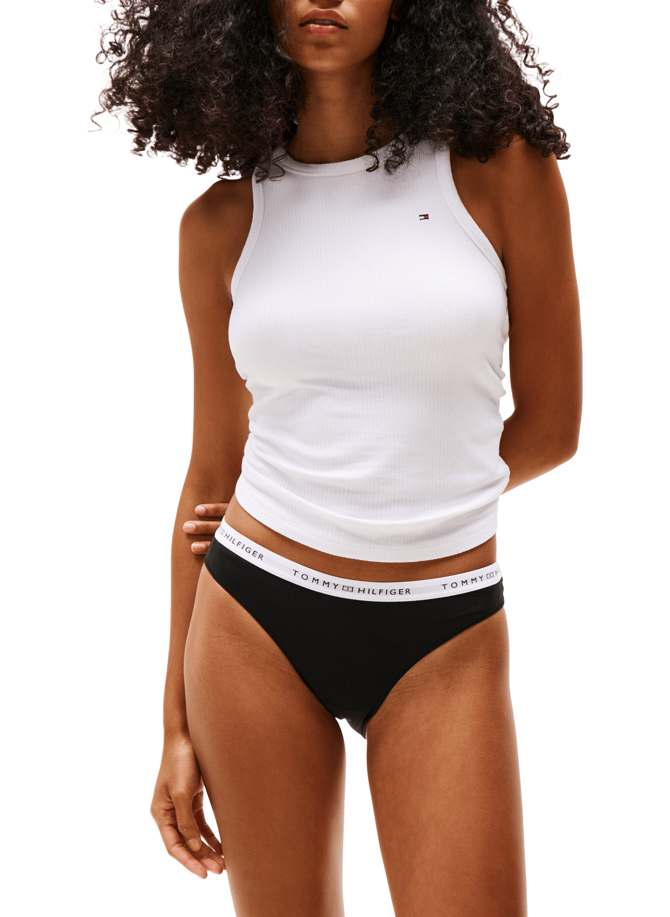 Cotton briefs TOMMY HILFIGER Black