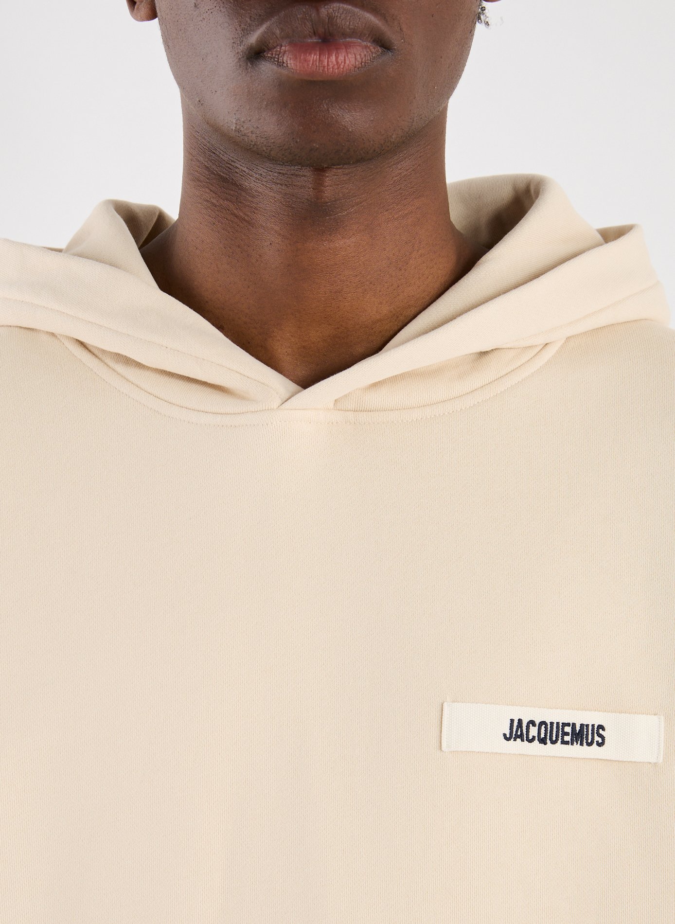 Loose-fit cotton sweatshirt JACQUEMUS Beige
