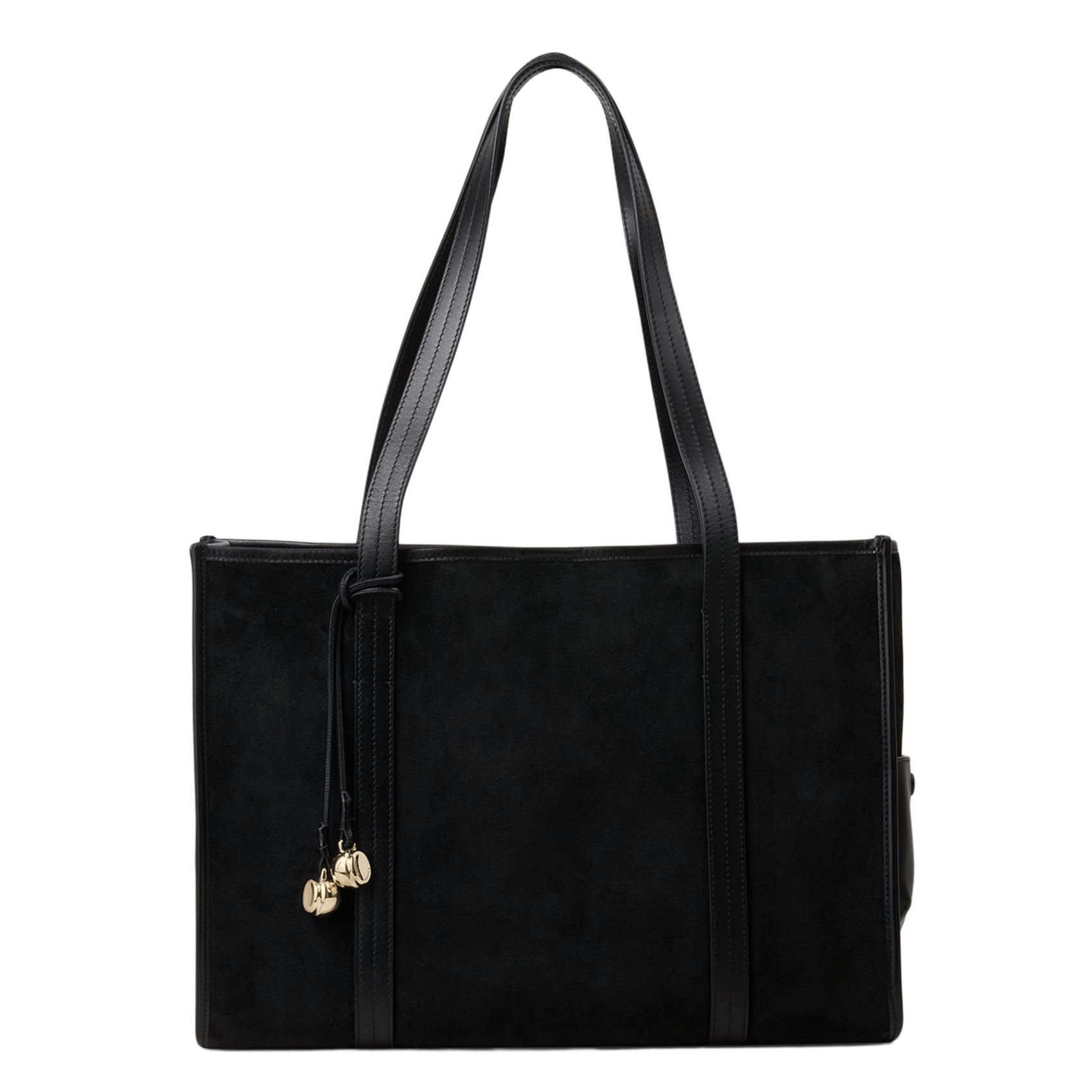 Sac cabas en cuir SANDRO Noir
