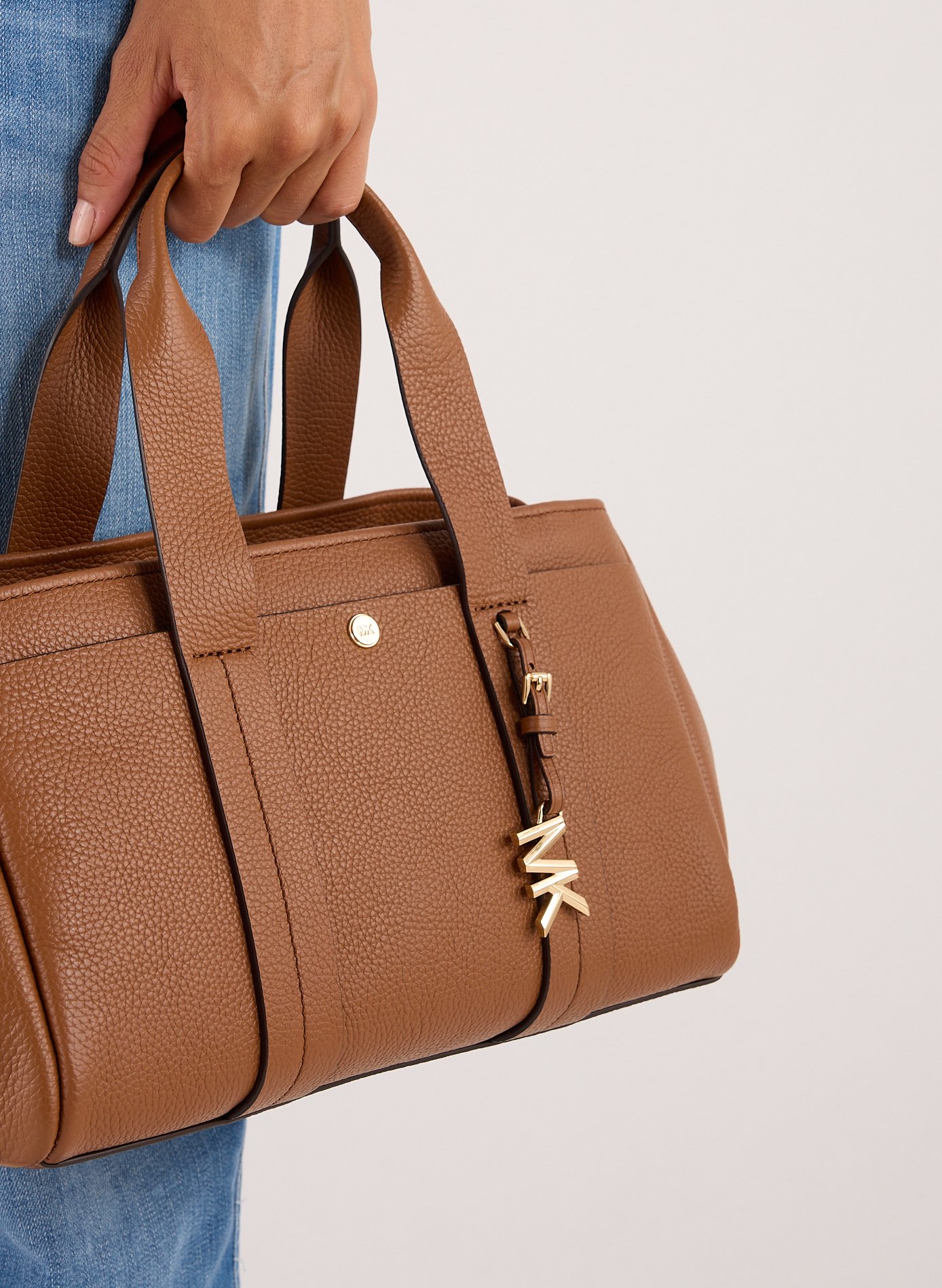 Romee leather handbag MICHAEL KORS Brown