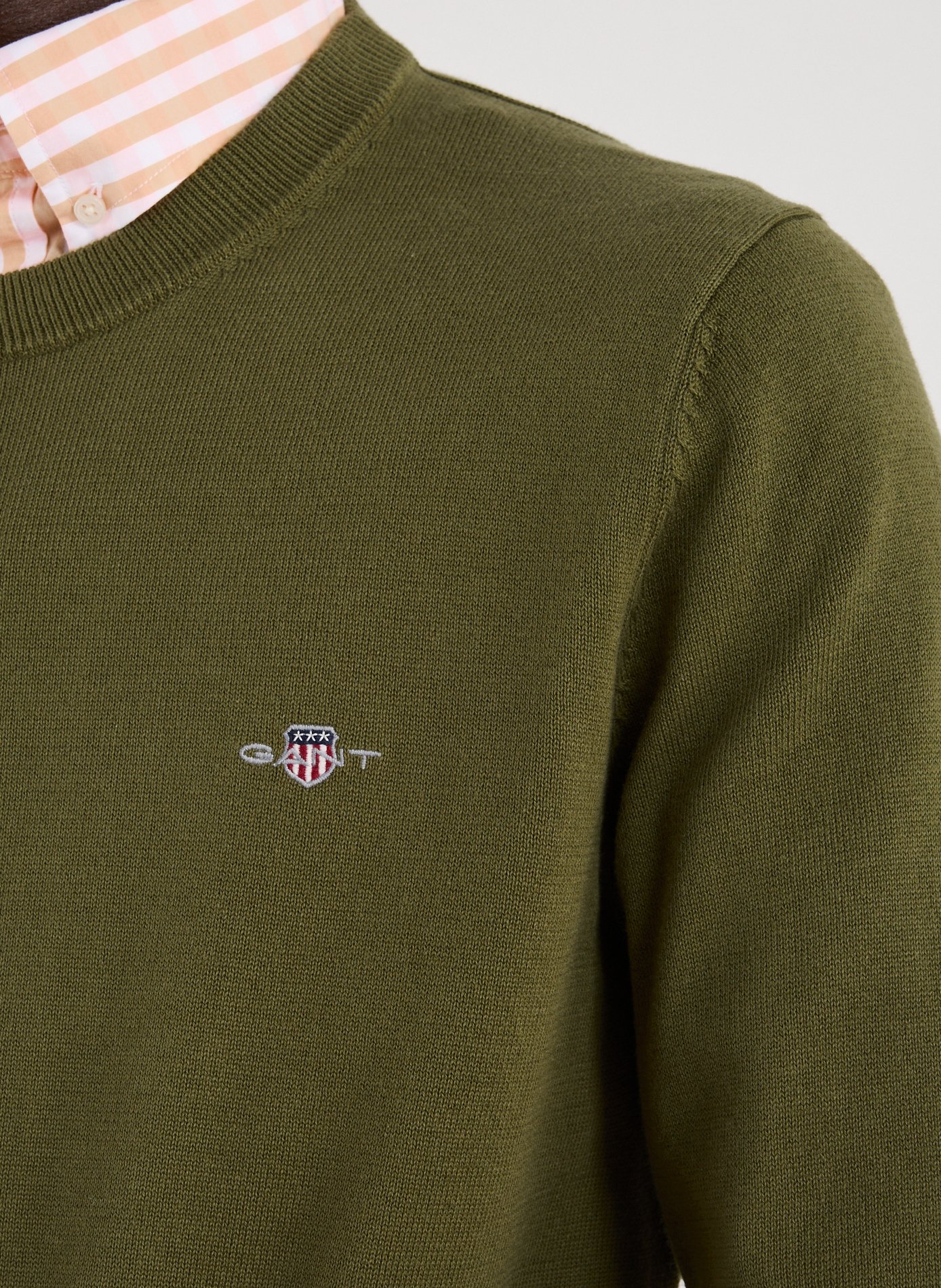 Cotton round neck Sweatshirt GANT Green