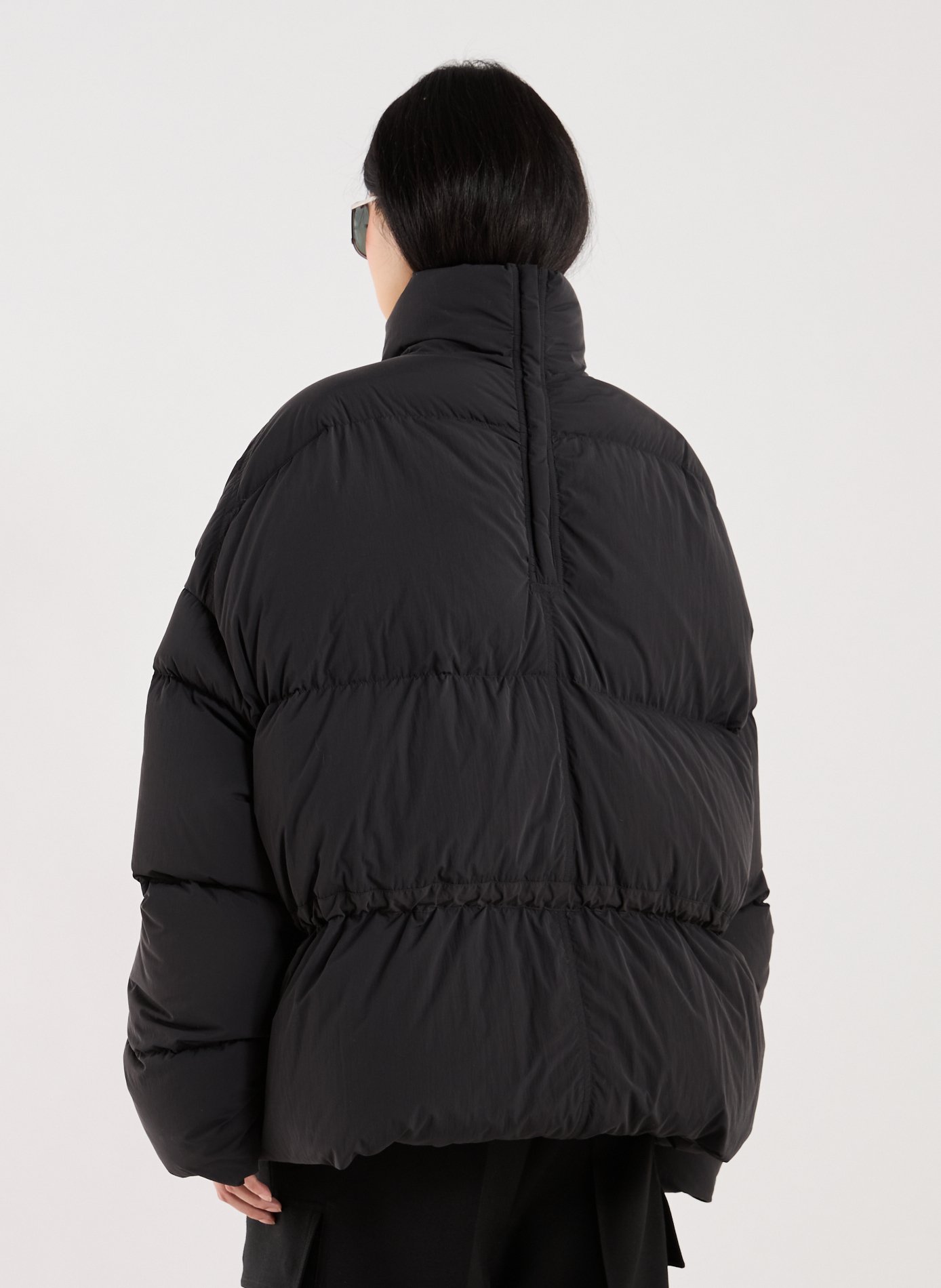 Belted puffer jacket RICK OWENS Black