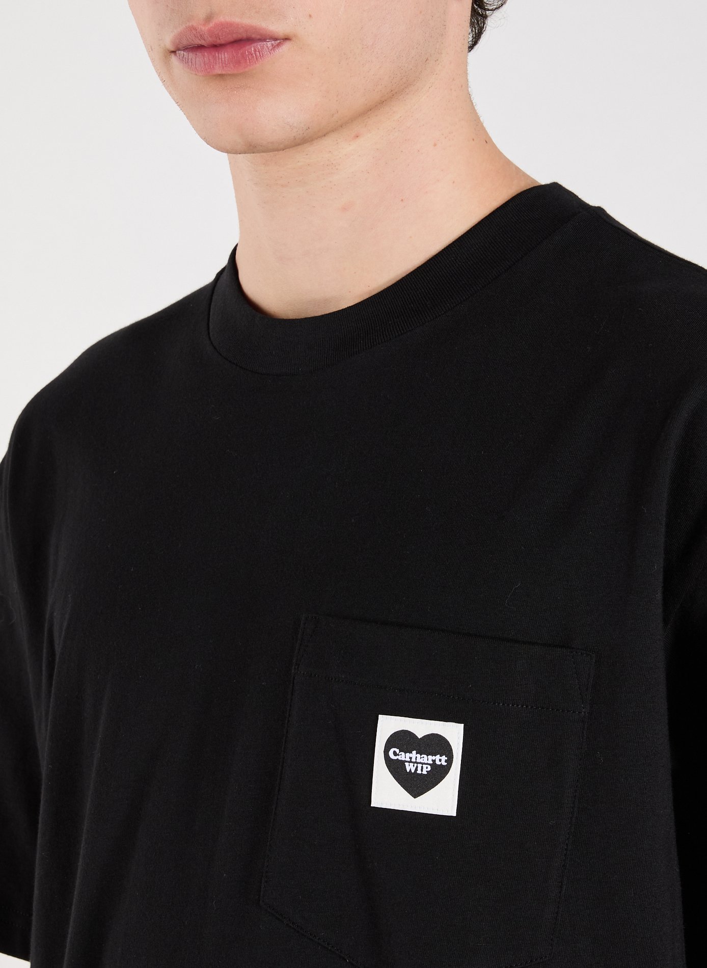 T-shirt à manches courtes en coton CARHARTT WIP Noir