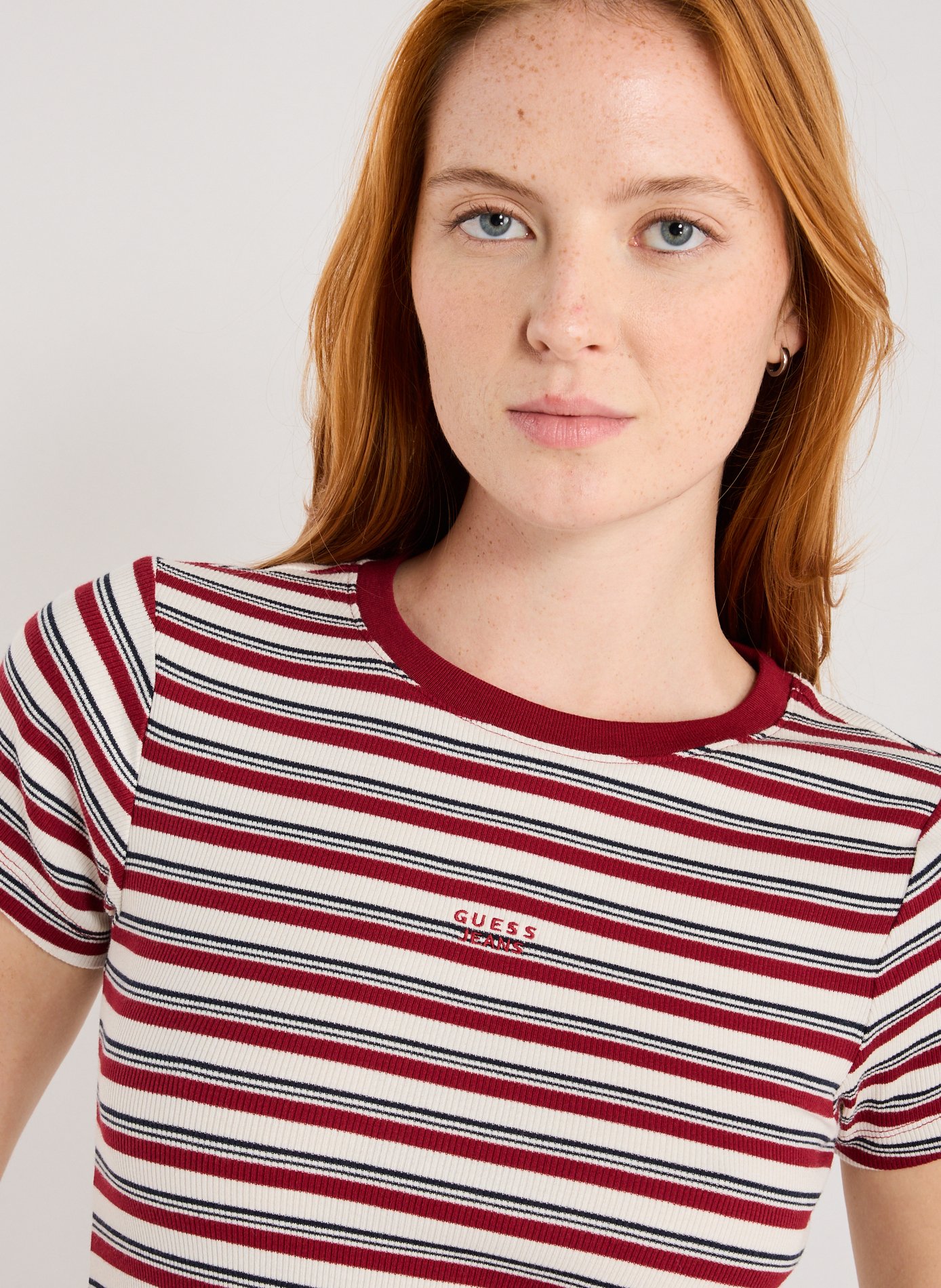 Striped T-shirt GUESS Red