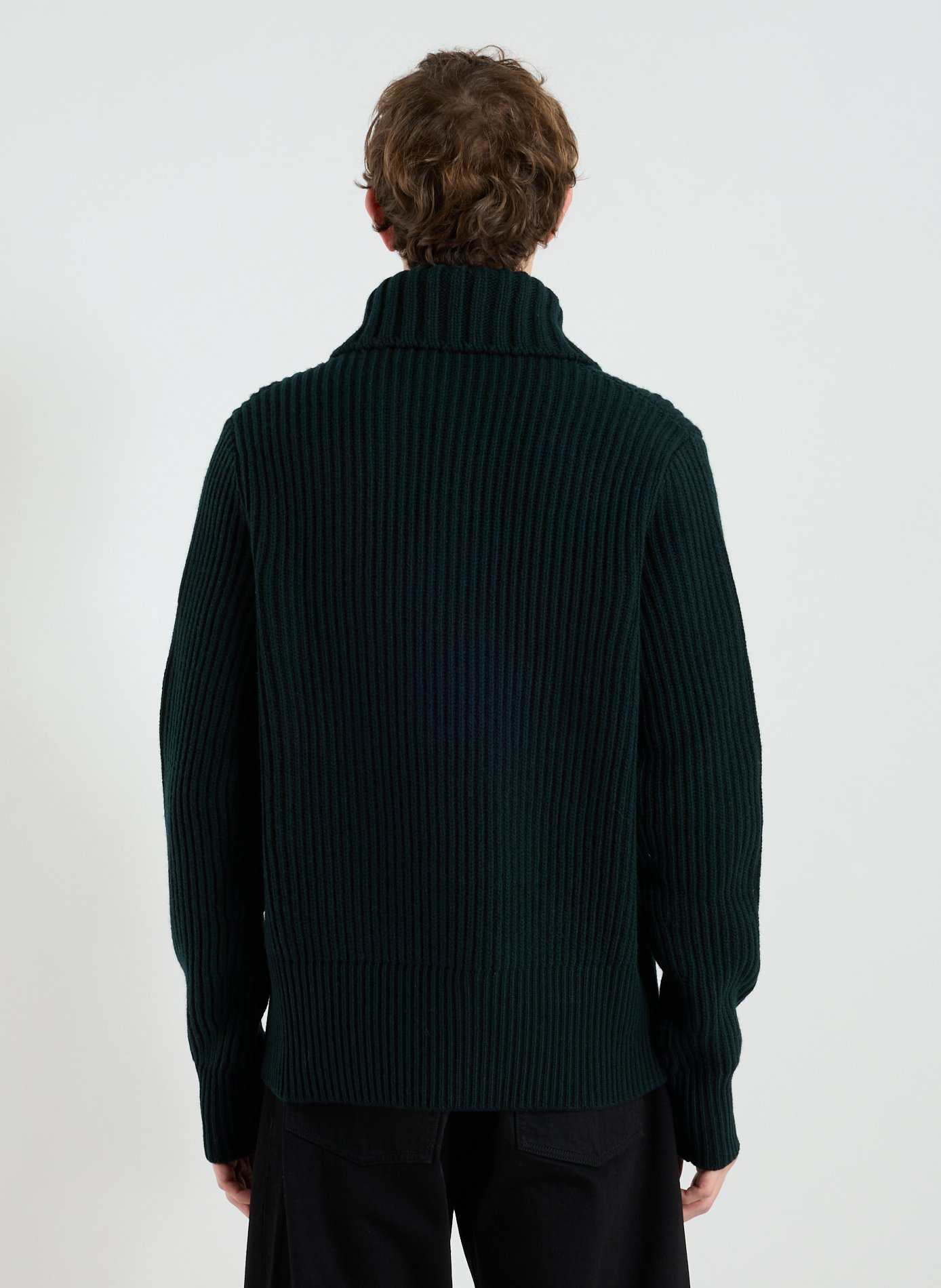 Roll-neck wool Jumper  LACOSTE Green