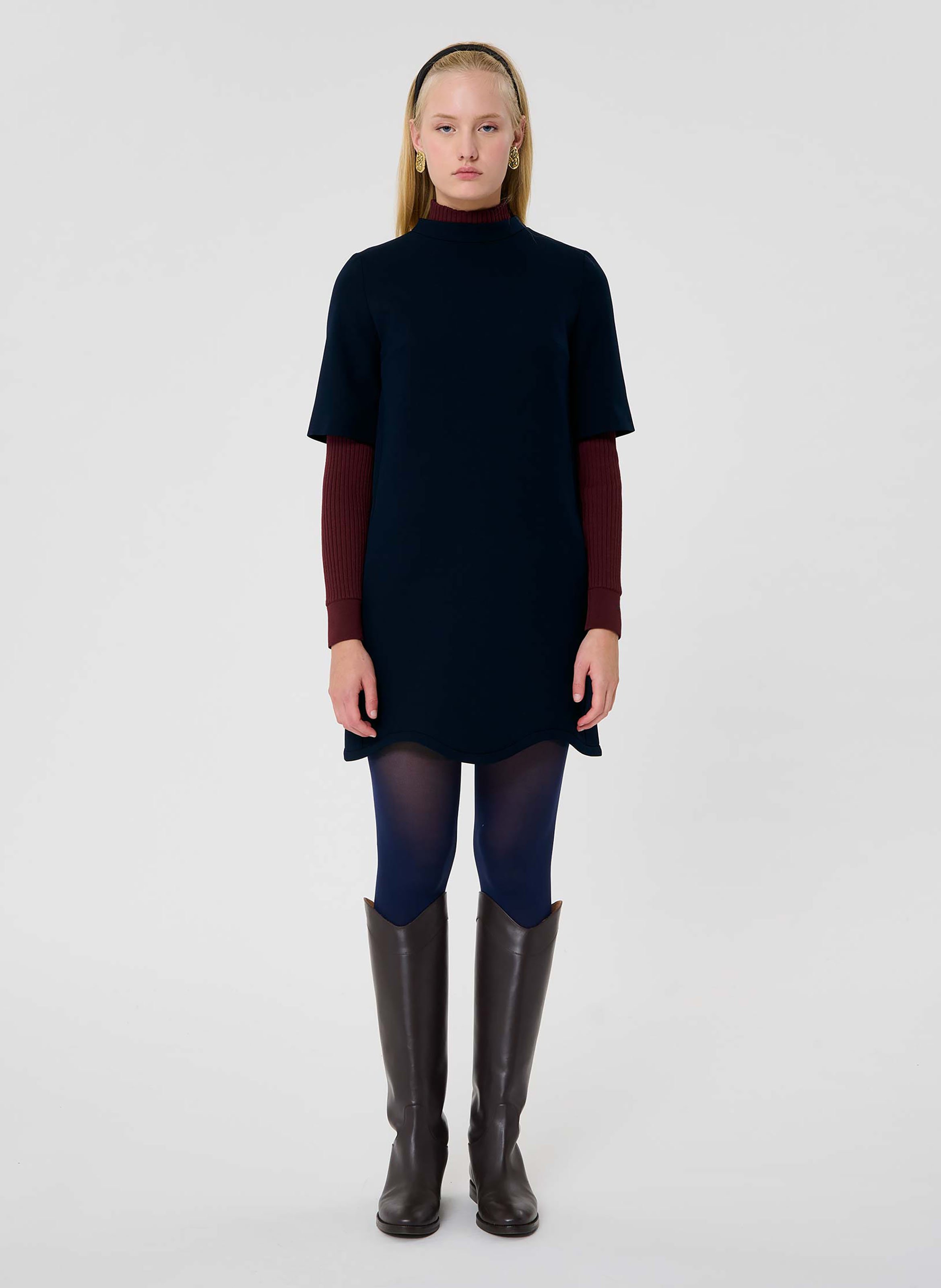 Robe rayme TARA JARMON Bleu