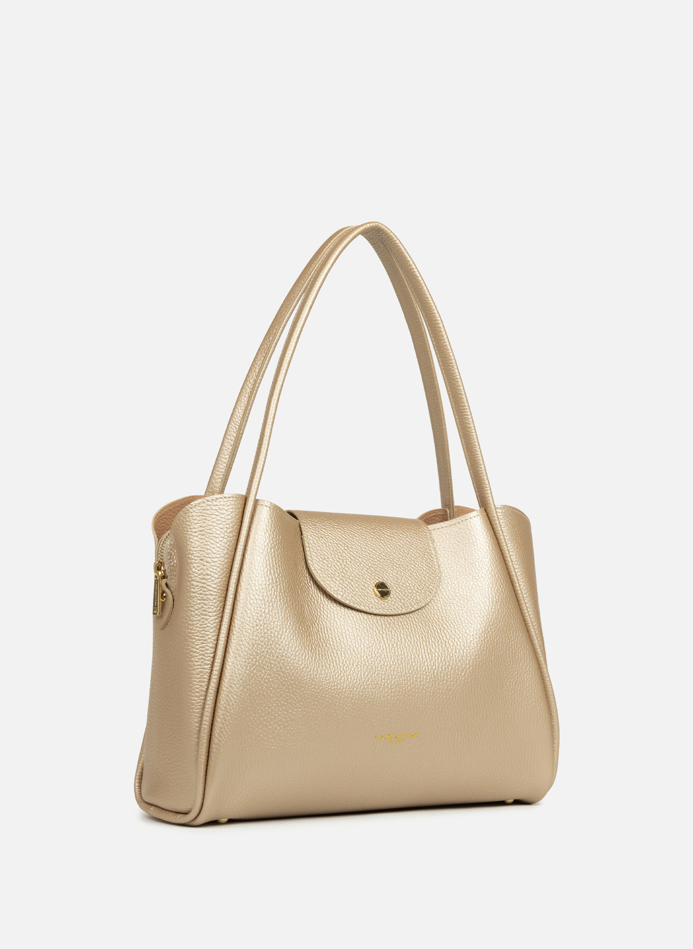 Tote bag - Ida Double LANCASTER Golden