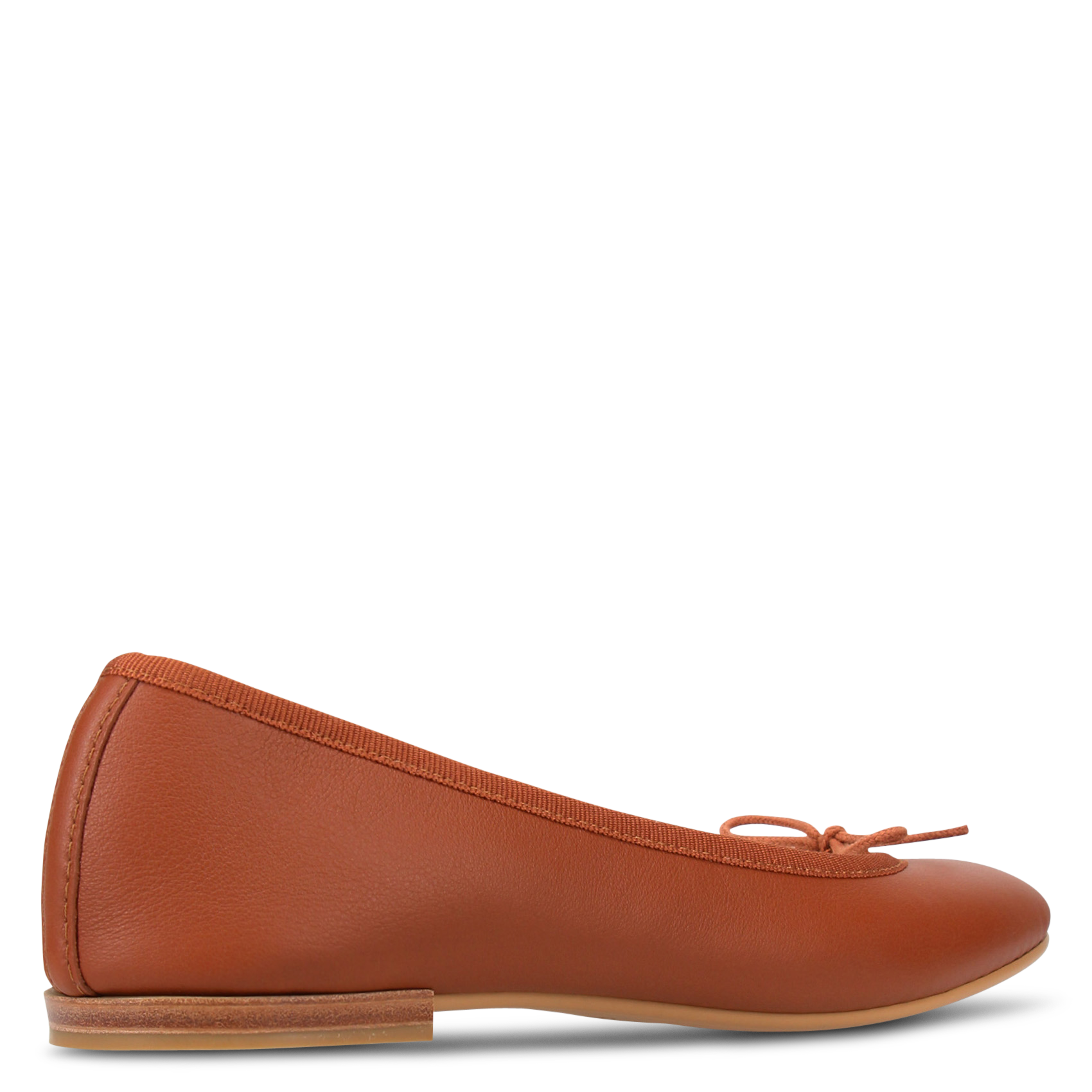 Ballerines en cuir cendrillon REPETTO Marron