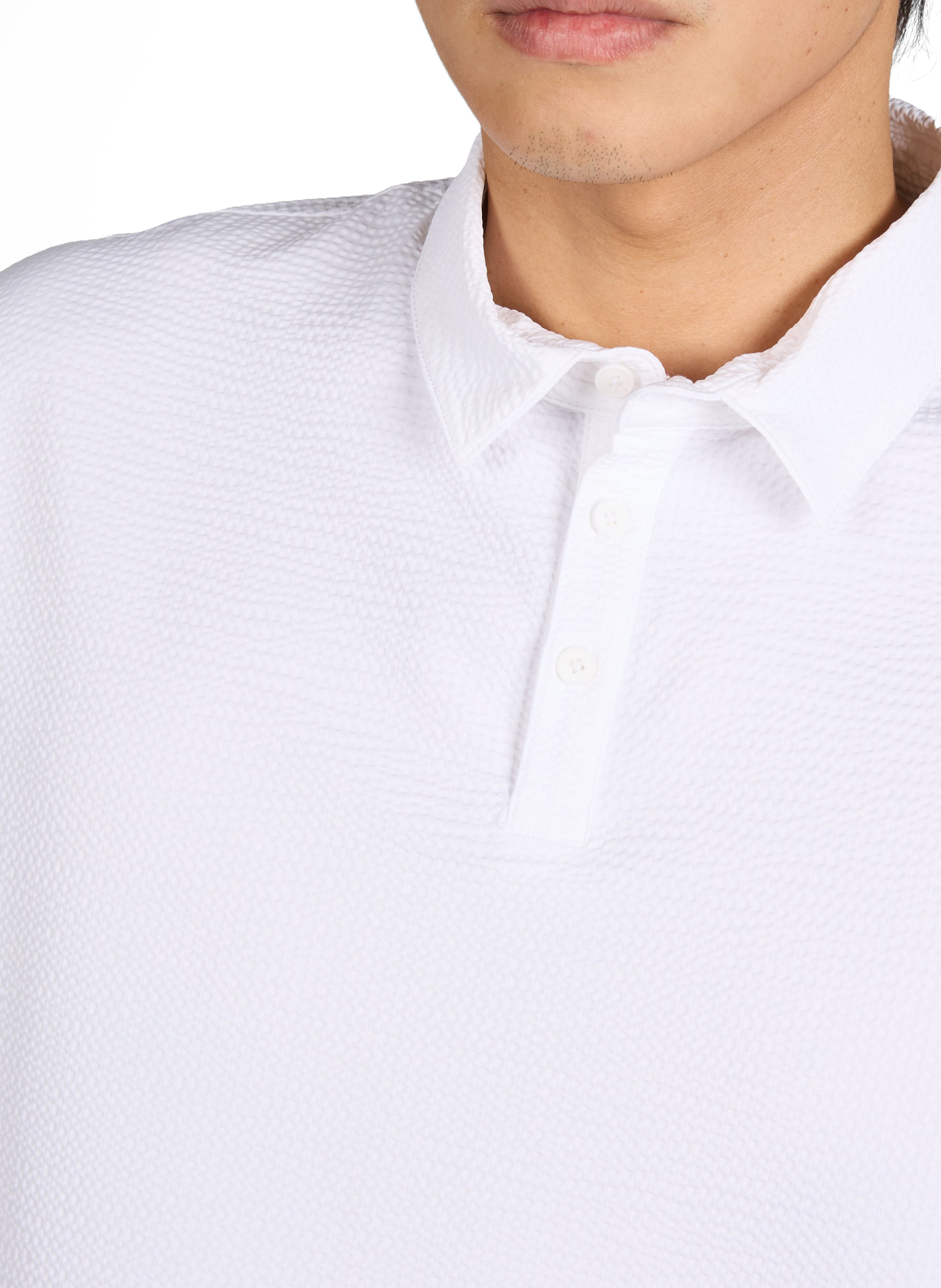 Short-sleeved classic collar shirt 1789 CALA White