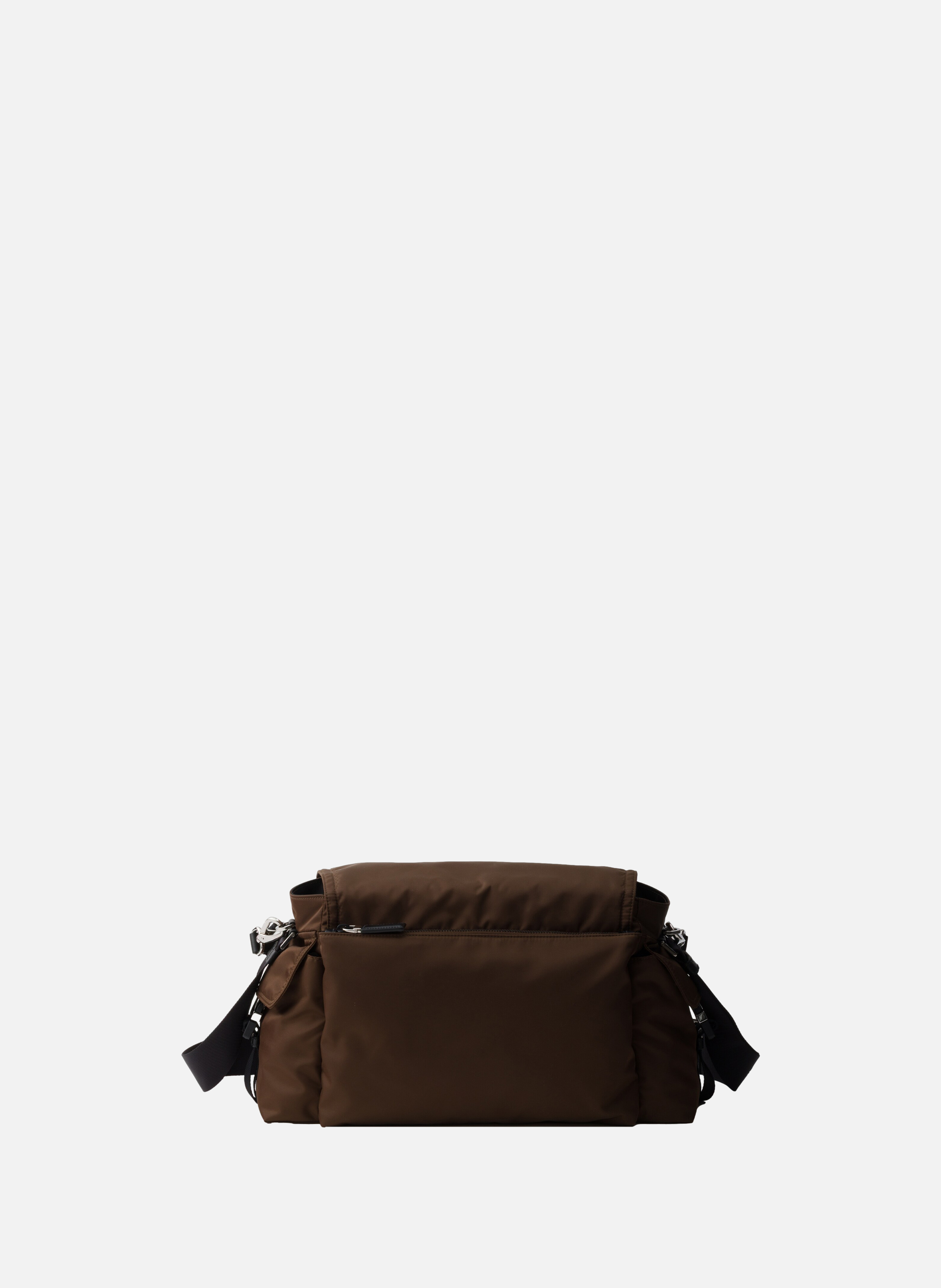 Sac prada explore en re-nylon et cuir PRADA Marron