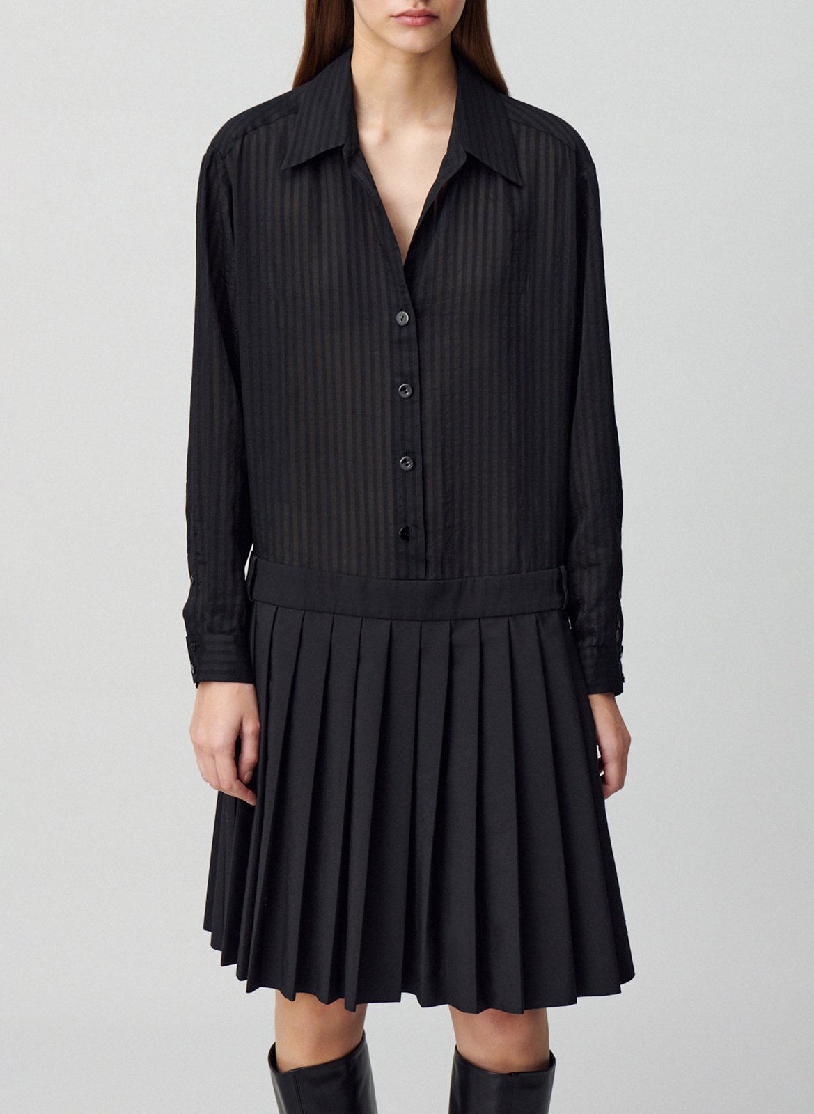 Robe courte col classique CLAUDIE PIERLOT Noir