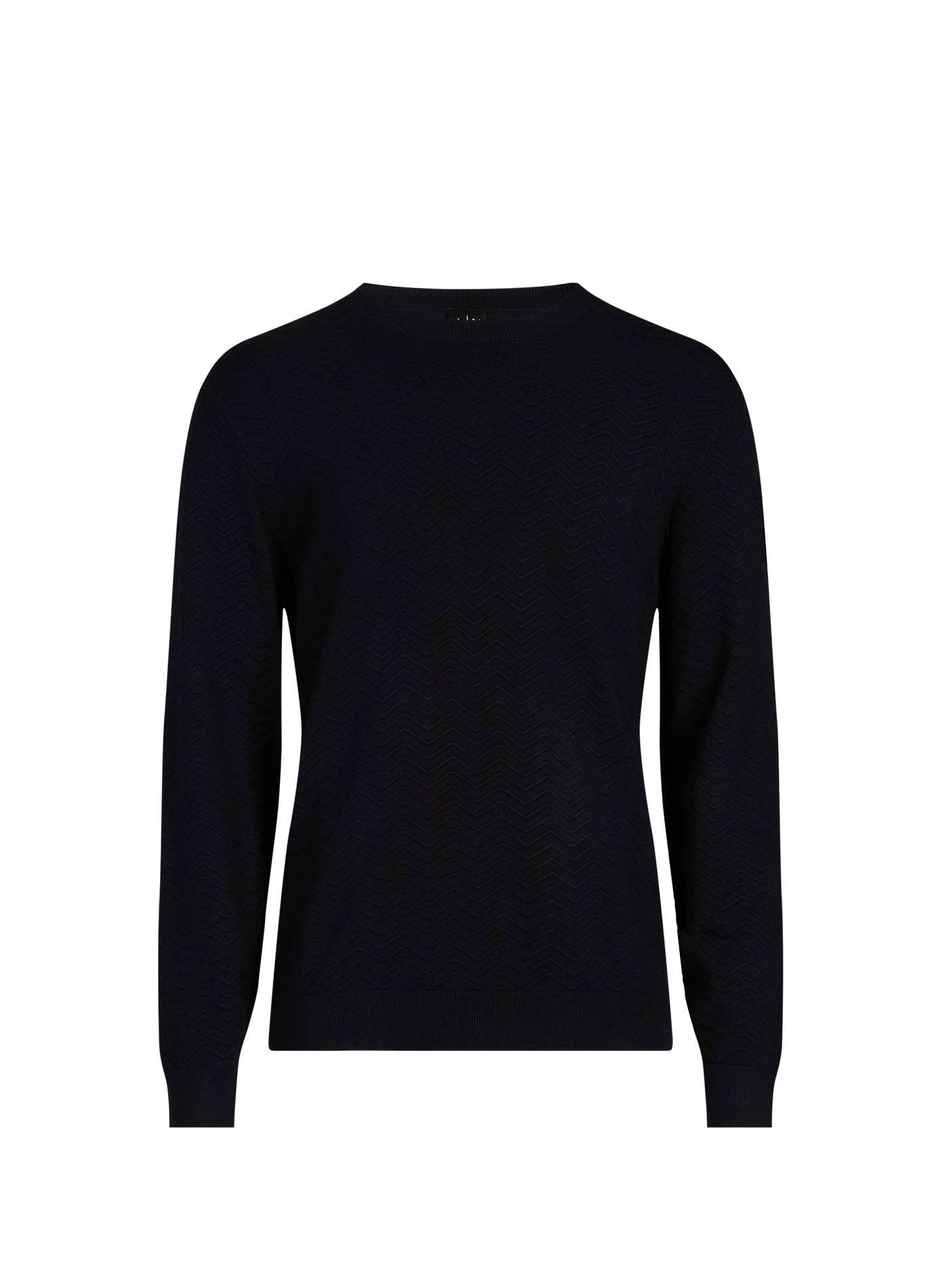 Pull droit en maille zig zag ARMANI EXCHANGE Bleu