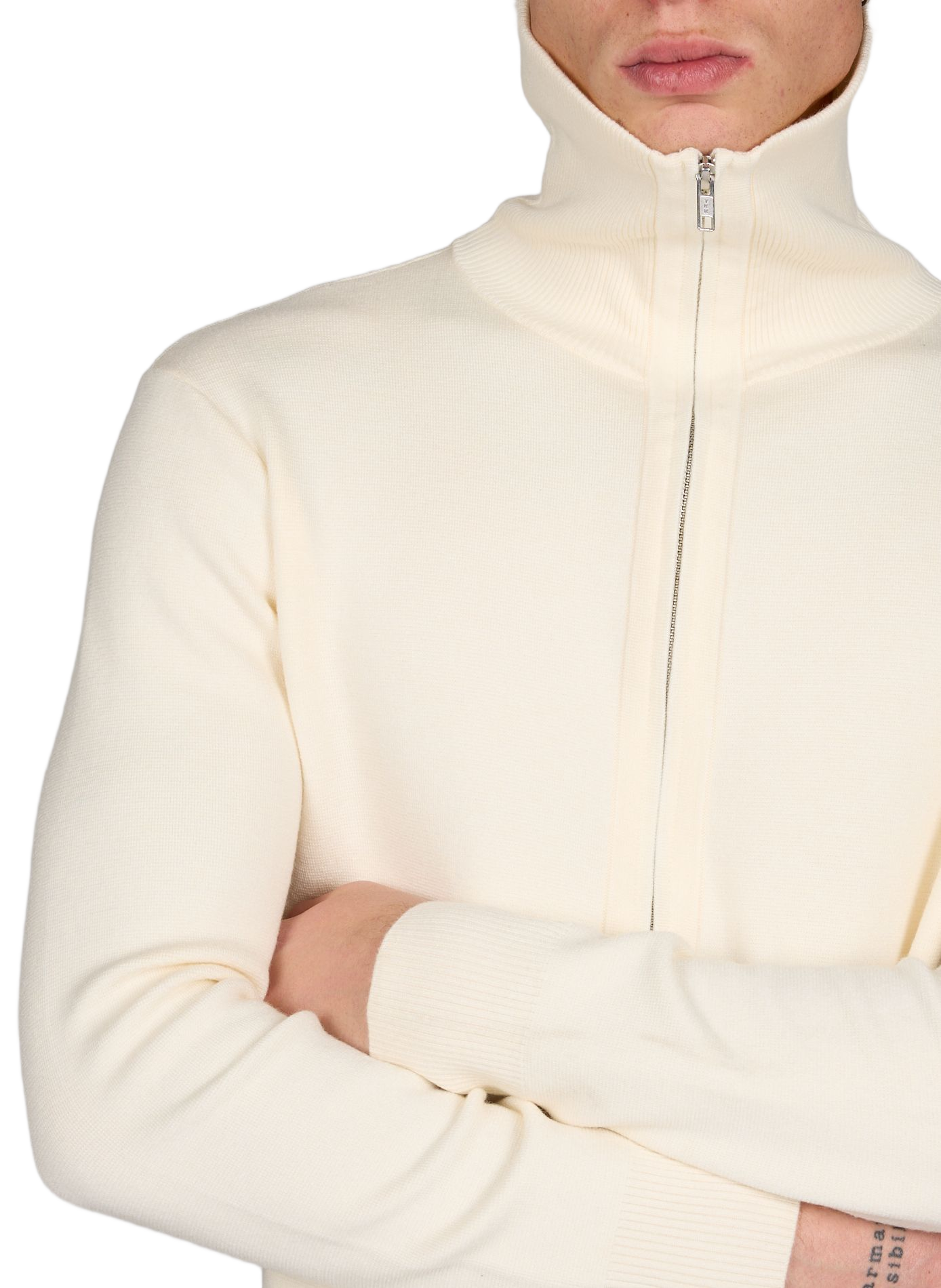 Gilet à col montant  ENTIRE STUDIOS Blanc