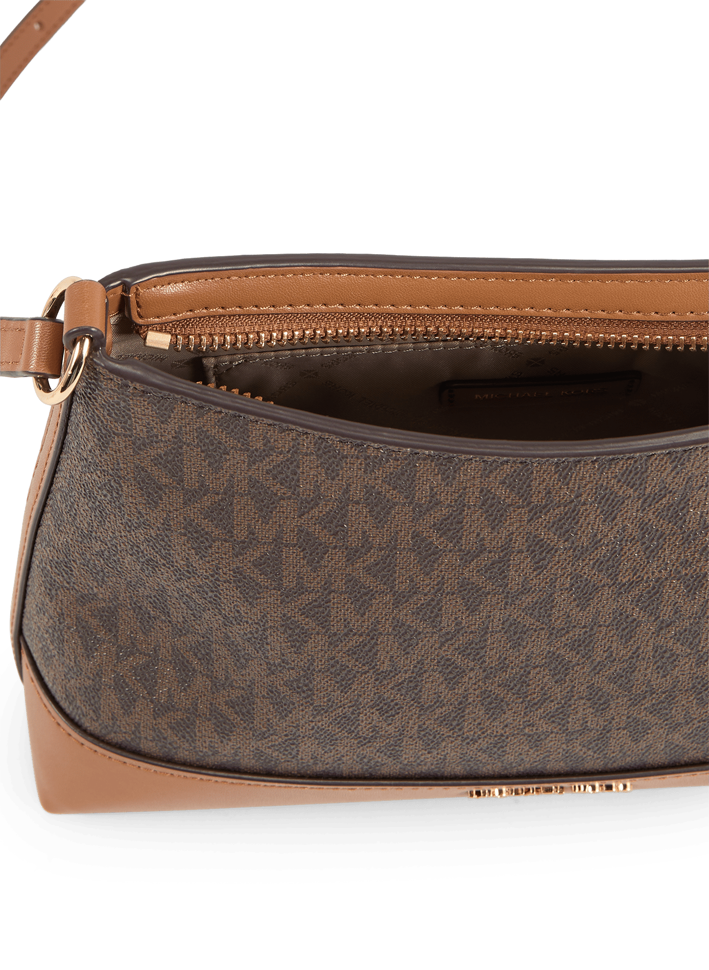 Andie Small logo-embossed handbag MICHAEL KORS Brown