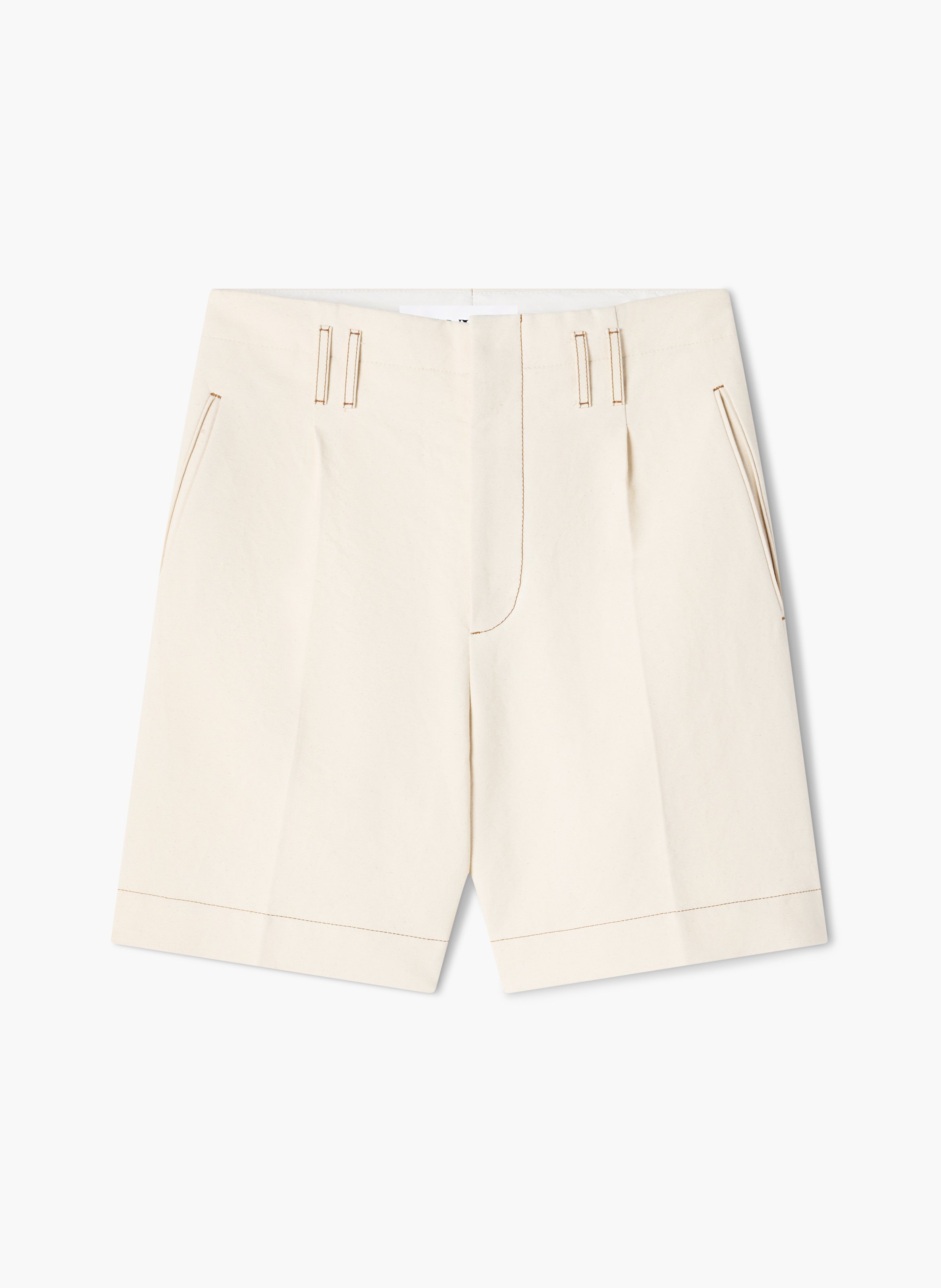 Short en denim LANVIN Blanc