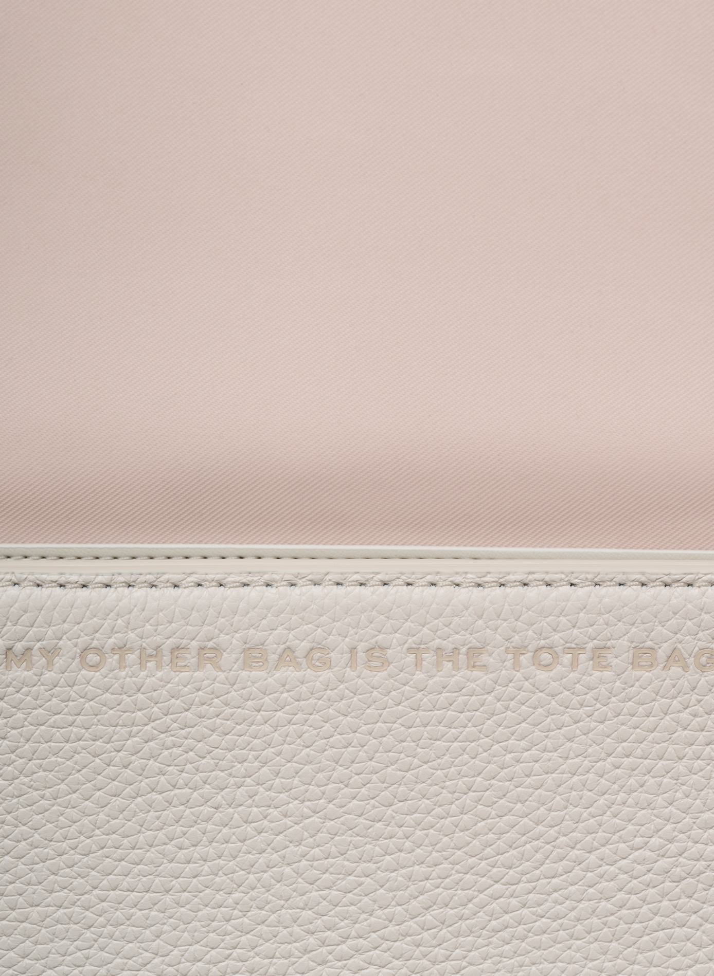 Bolso bandolera de cuero MARC JACOBS Blanco