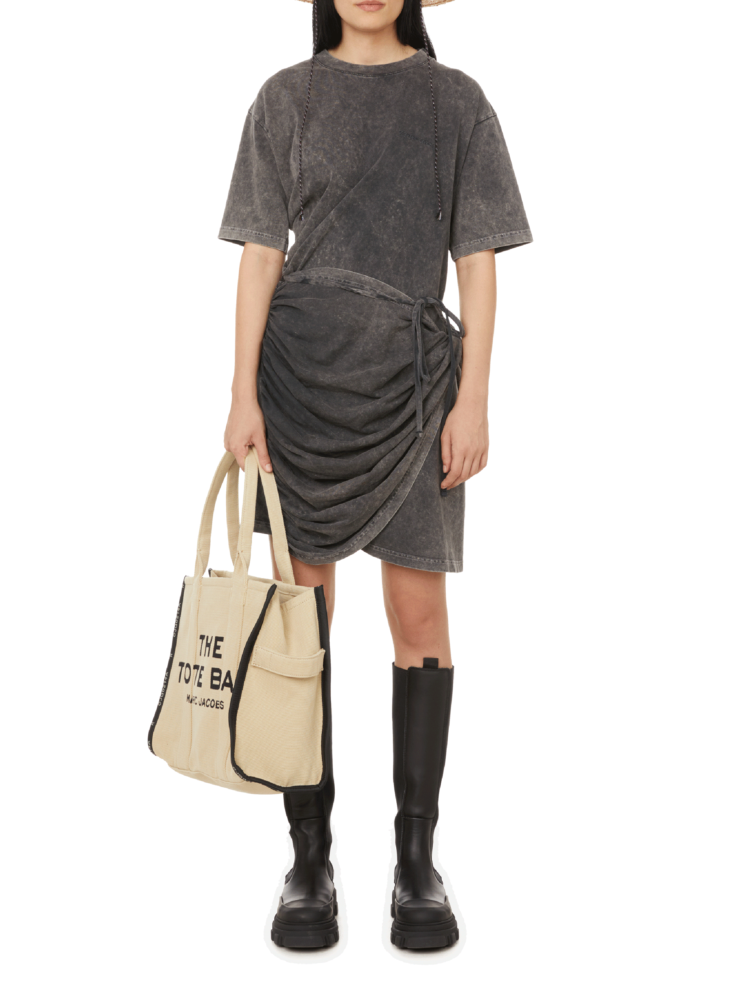 Canvas tote bag MARC JACOBS Beige