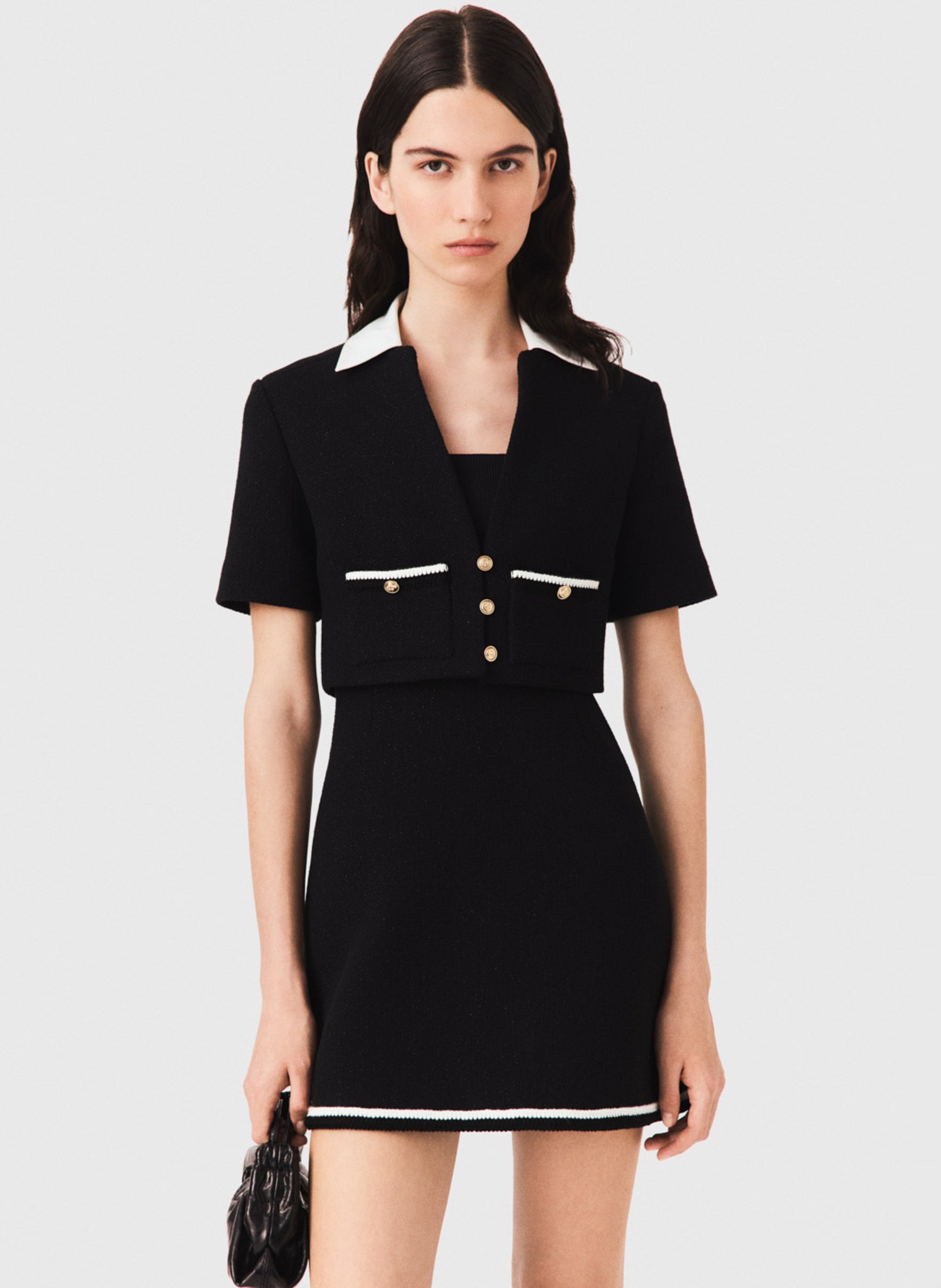 Robe courte MAJE Noir