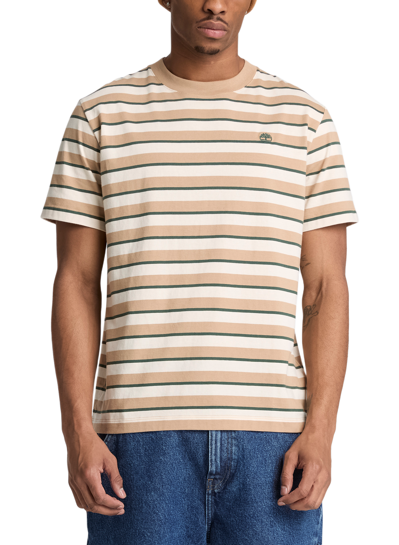 Round neck T-shirt TIMBERLAND Beige