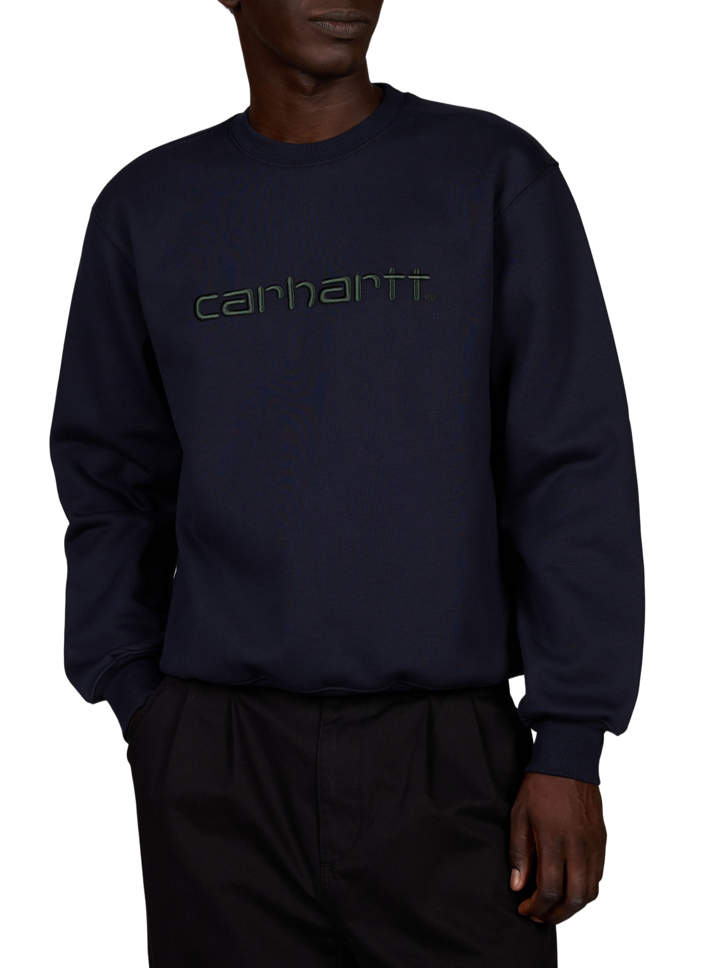 Loose-fitting cotton-blend sweatshirt CARHARTT WIP Blue