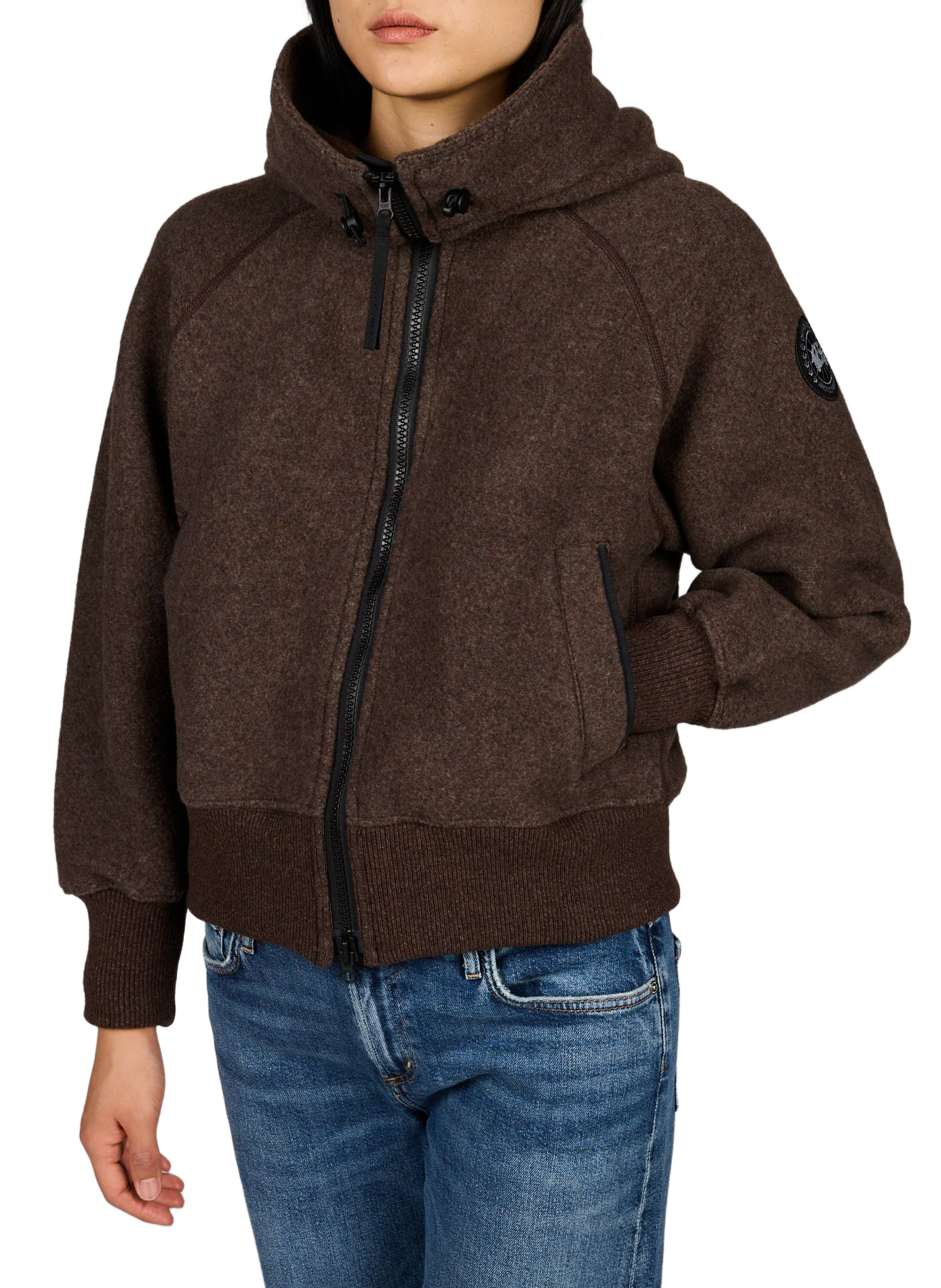 Kapuzenjacke Chilliwak aus Wollmischung CANADA GOOSE Braun