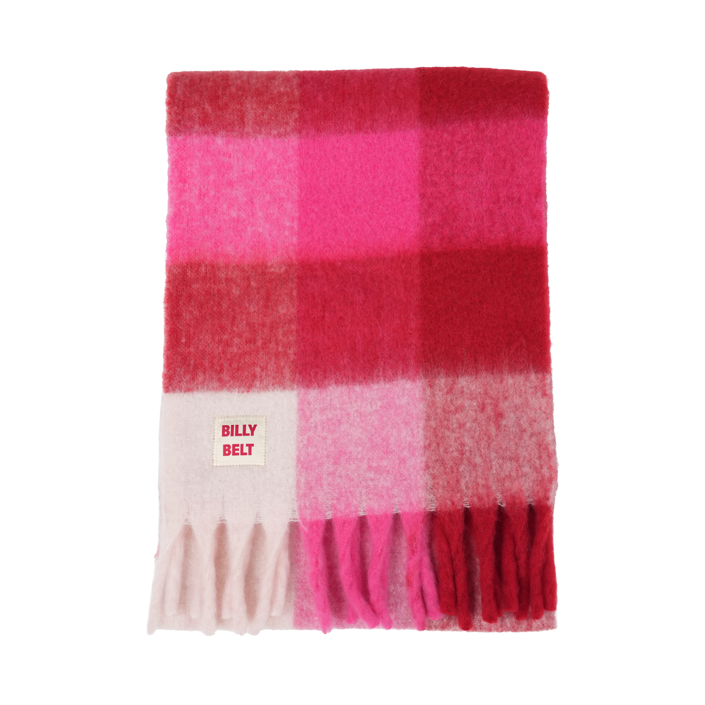 Echarpe en laine large BILLYBELT Rose