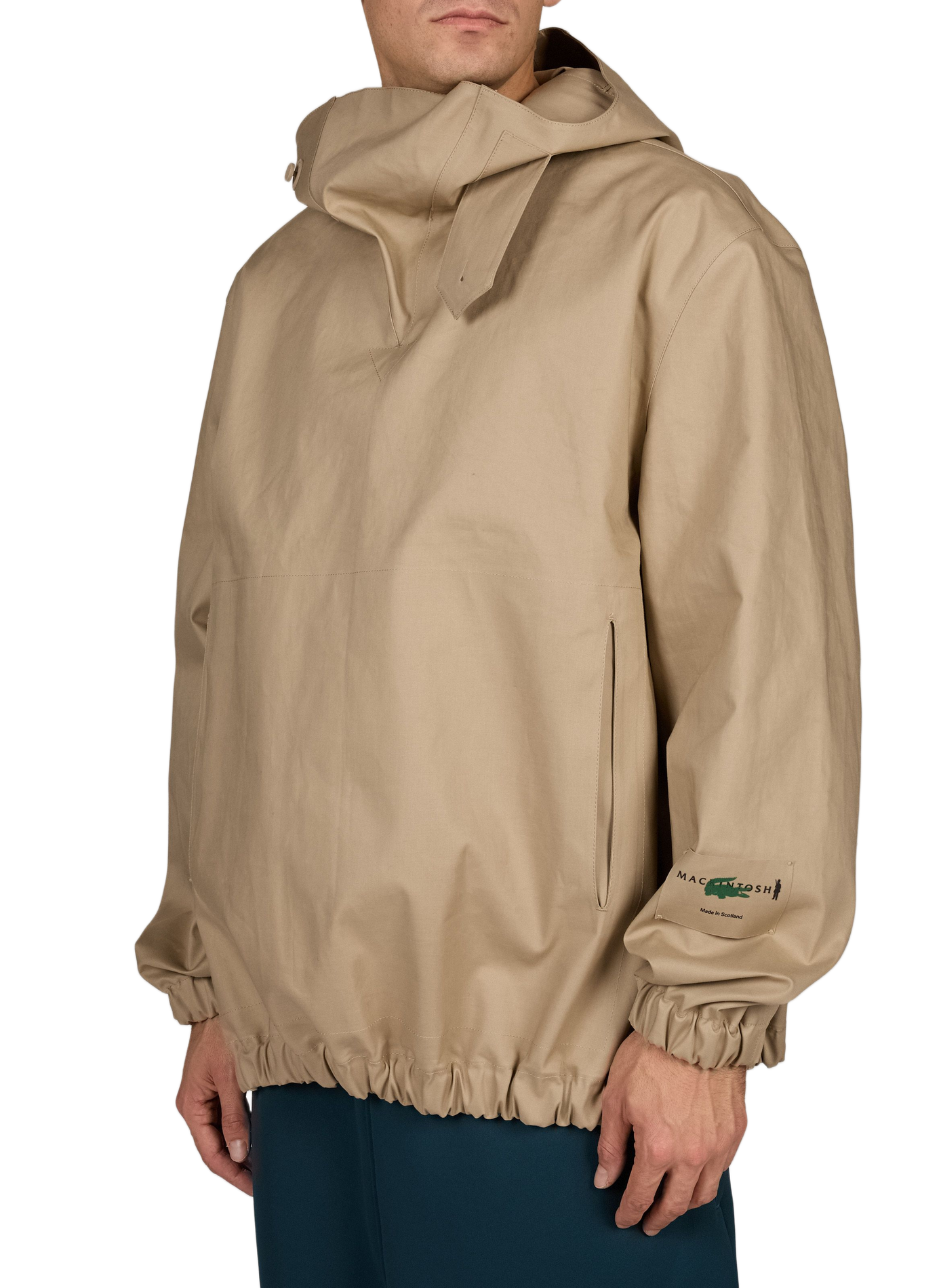 Pull-on cotton jacket LACOSTE Beige