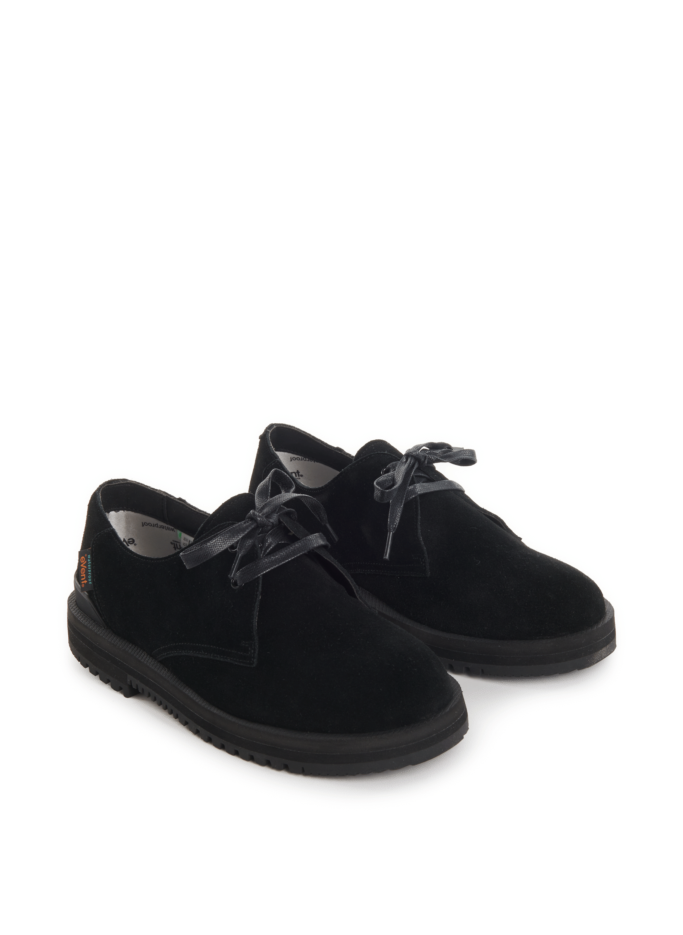 Dare-Sevab suede derby shoes SUICOKE Black