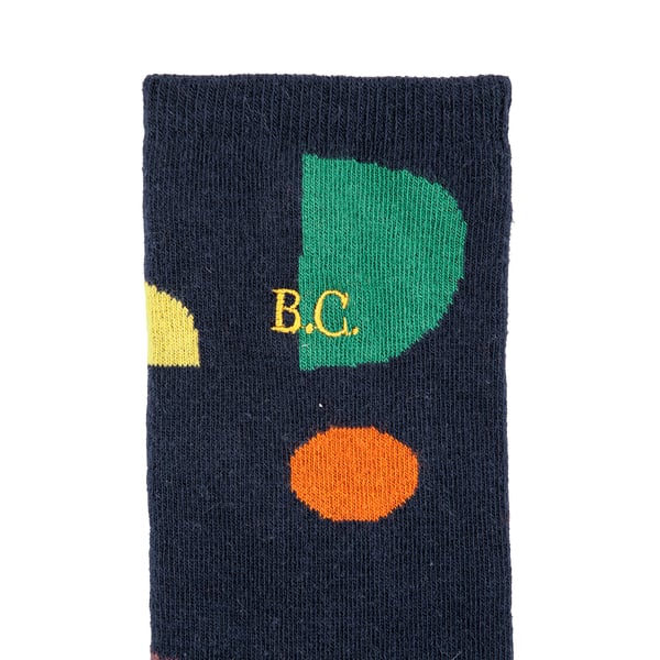 Chaussettes mi-hautes en coton mélangé