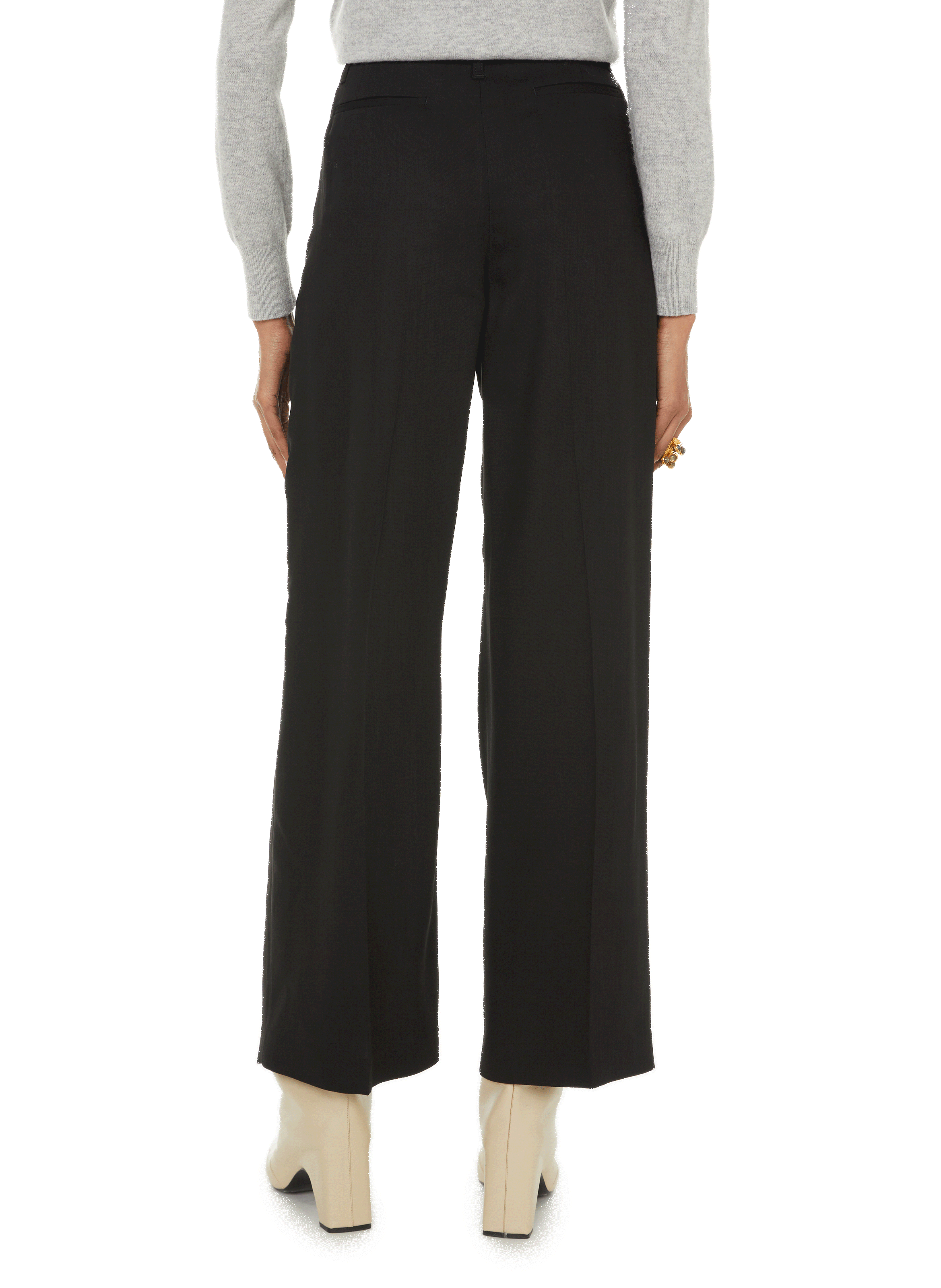 Pantalon en laine mélangé  ACNE STUDIOS Noir