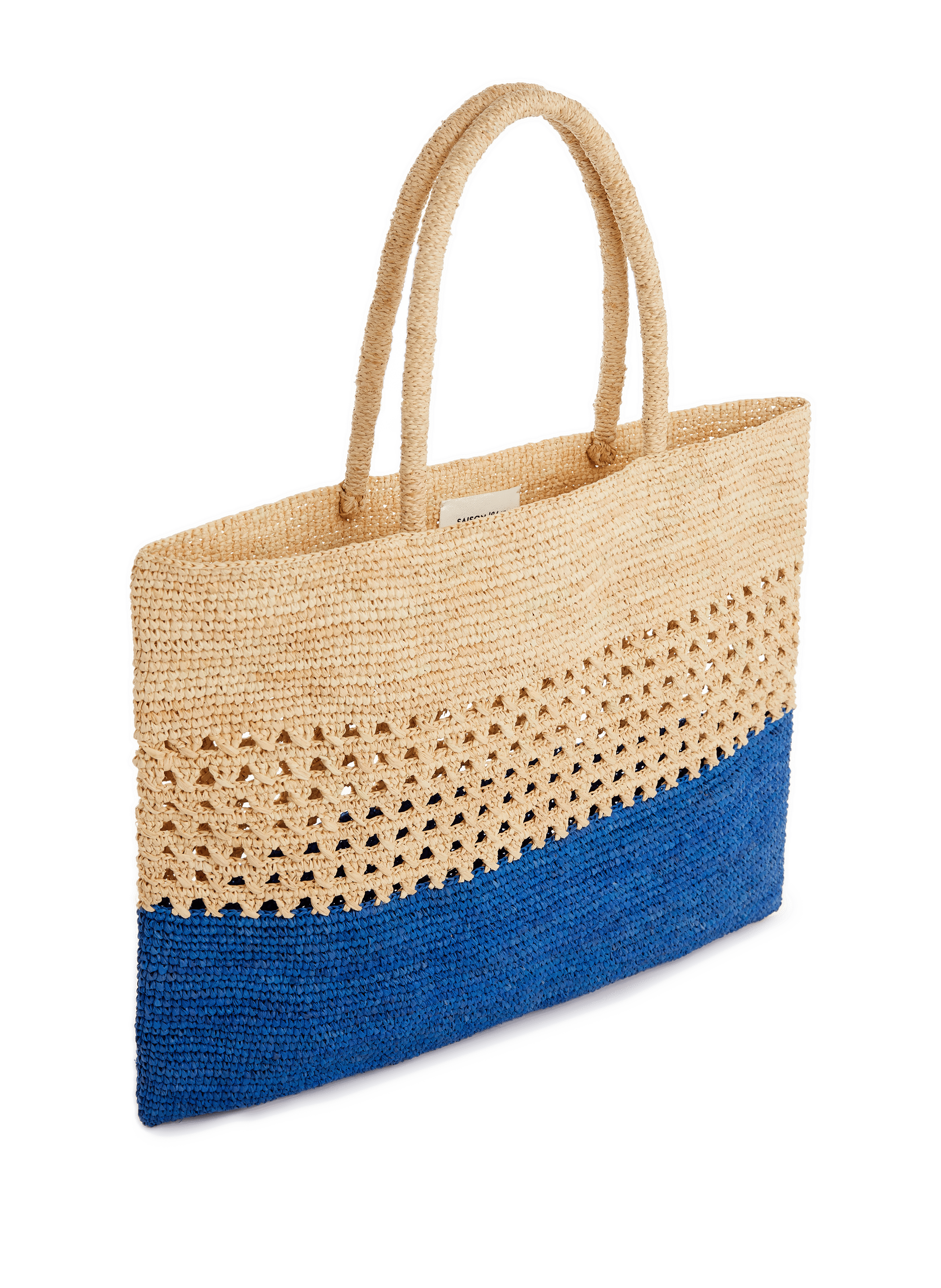 Raffia beach bag  SAISON 1865 Multicolour