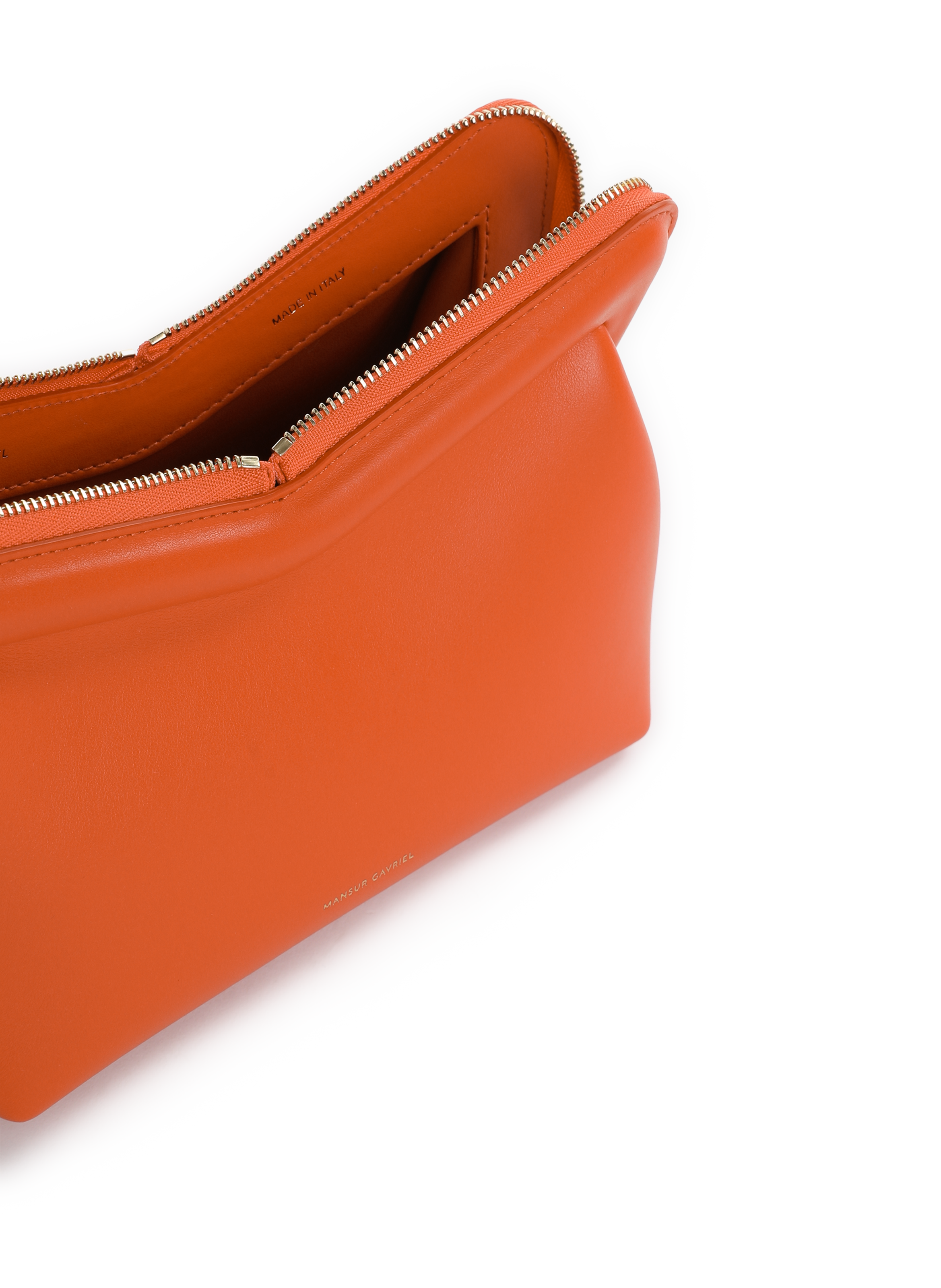 Sac à bandoulière en cuir Orange