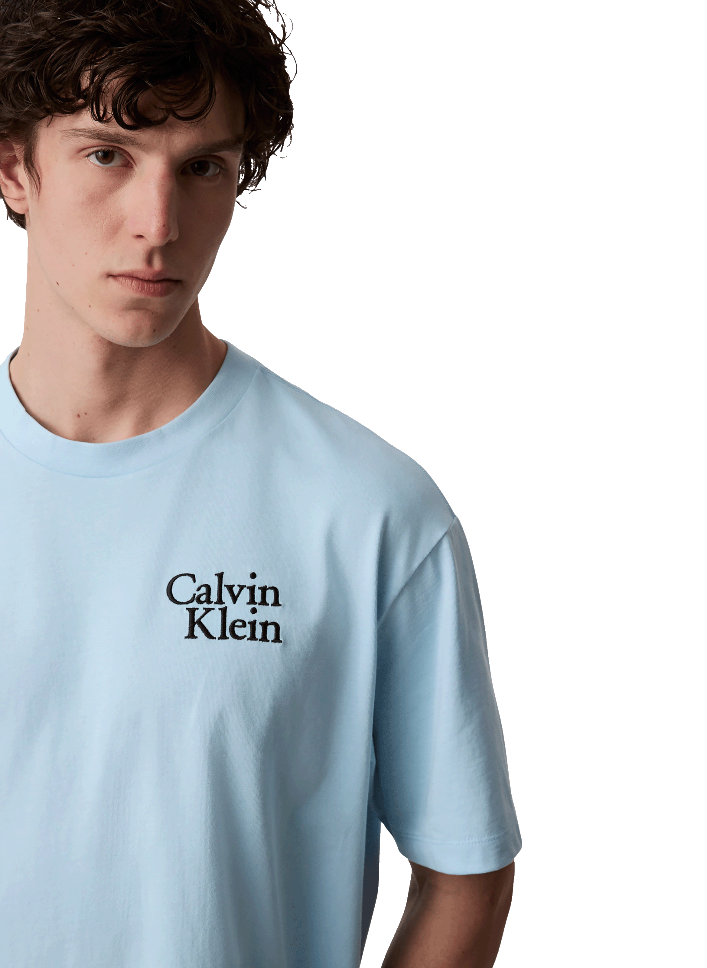 Classic Cotton T-Shirt CALVIN KLEIN Blue