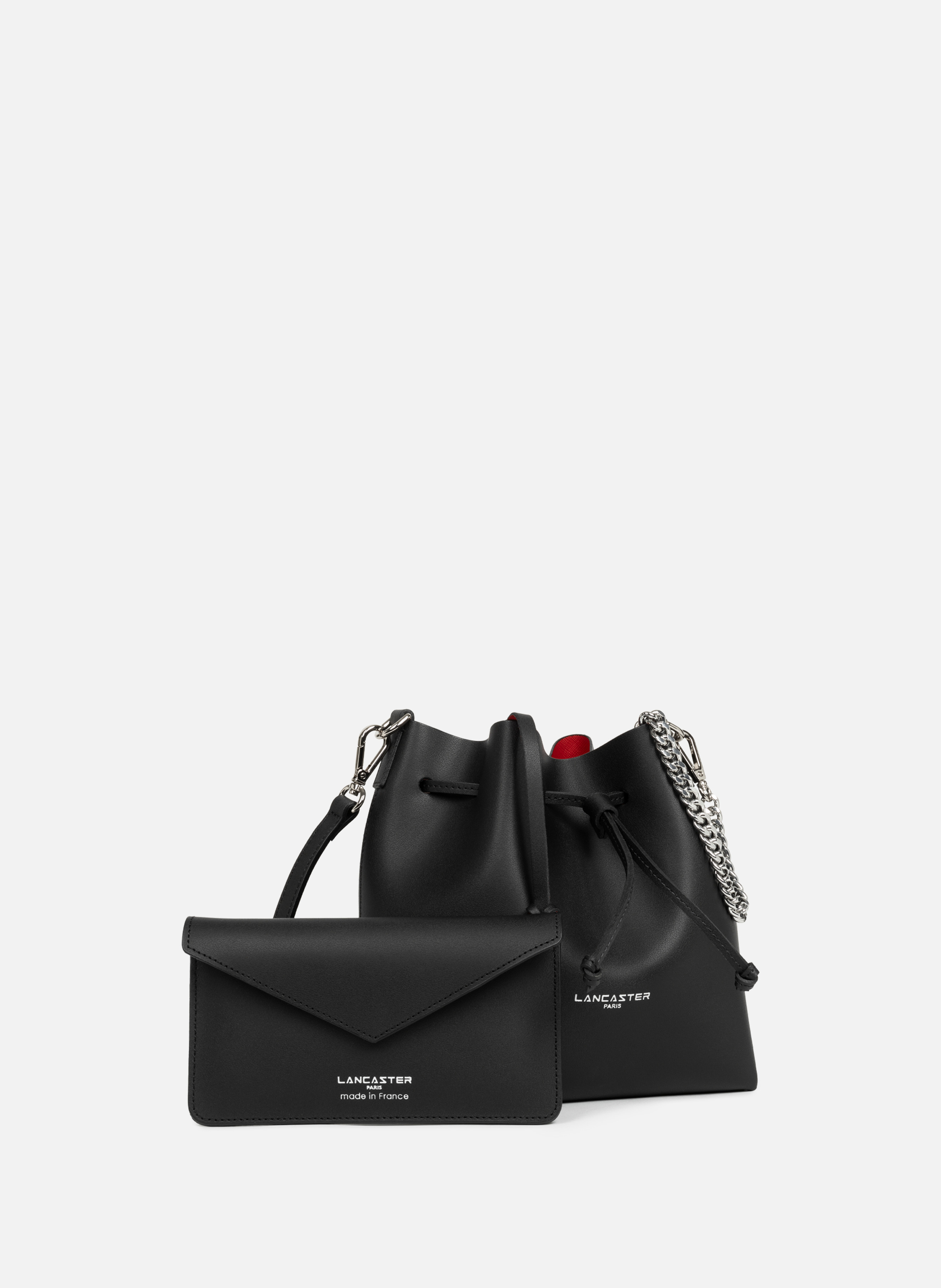 Petit sac bourse - Pur & Element City LANCASTER Noir