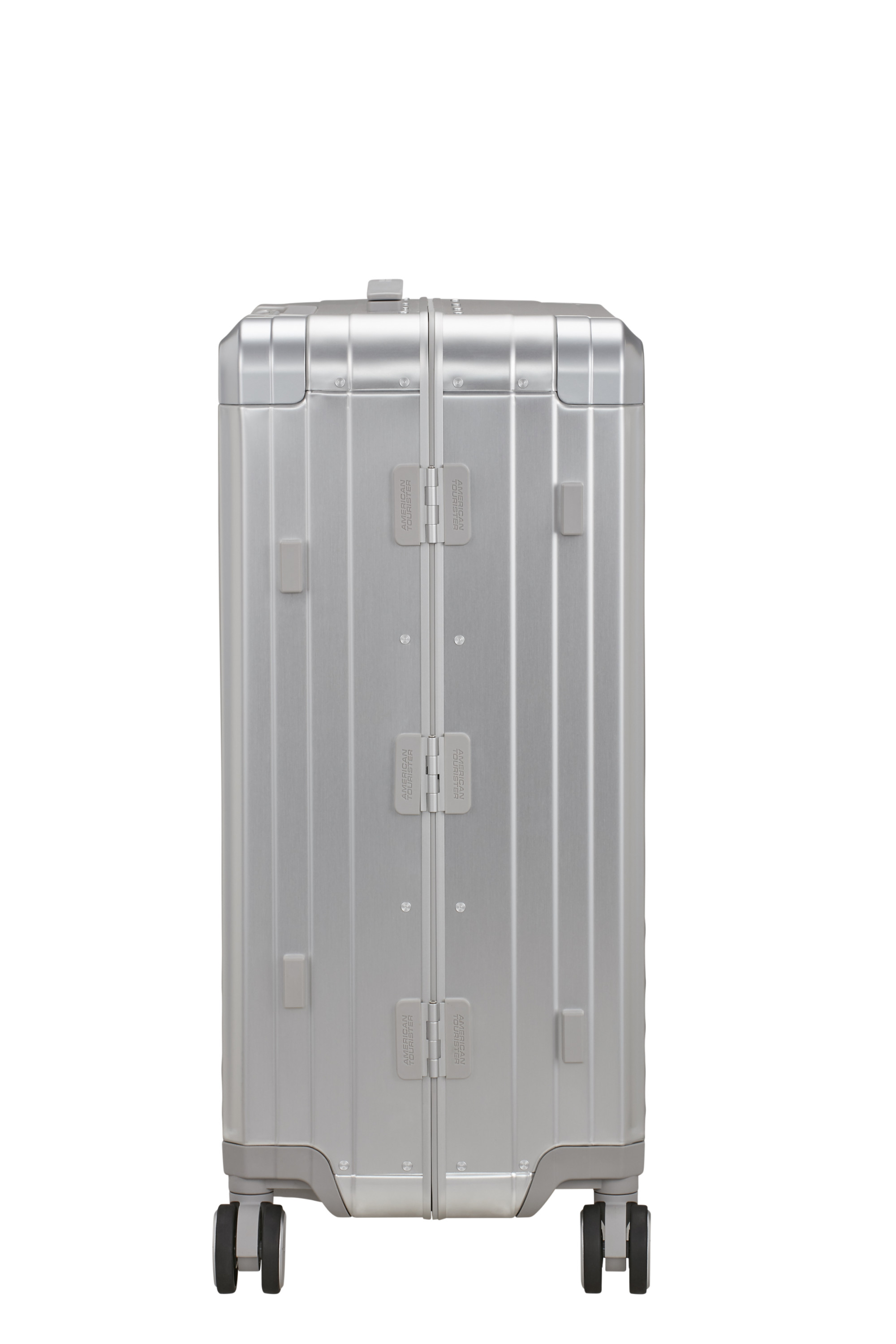 Soundbox alu valise 4 roues taille m AMERICAN TOURISTER Argent