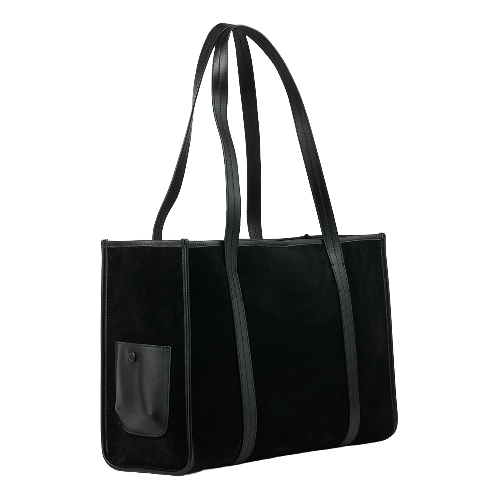 Sac cabas en cuir SANDRO Noir
