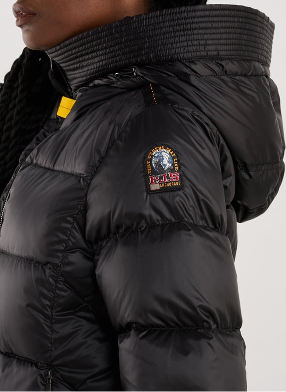 Doudoune mi-longue à capuche Marion | Noir by PARAJUMPERS Doudoune mi-longue à capuche Marion Noir