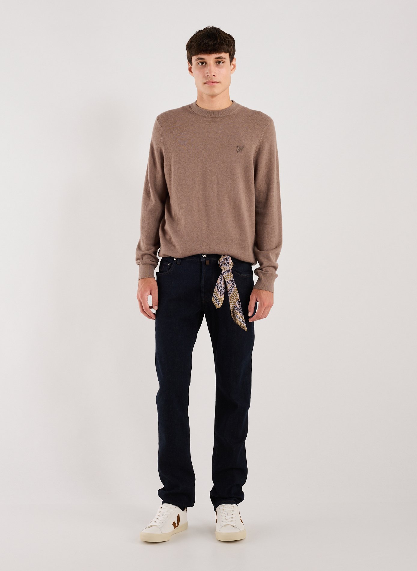 Crew-neck jumper LYLE & SCOTT Beige