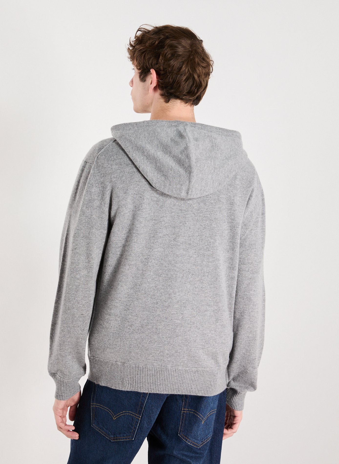 Sweatshirt droit en cachemire CLOSED Gris