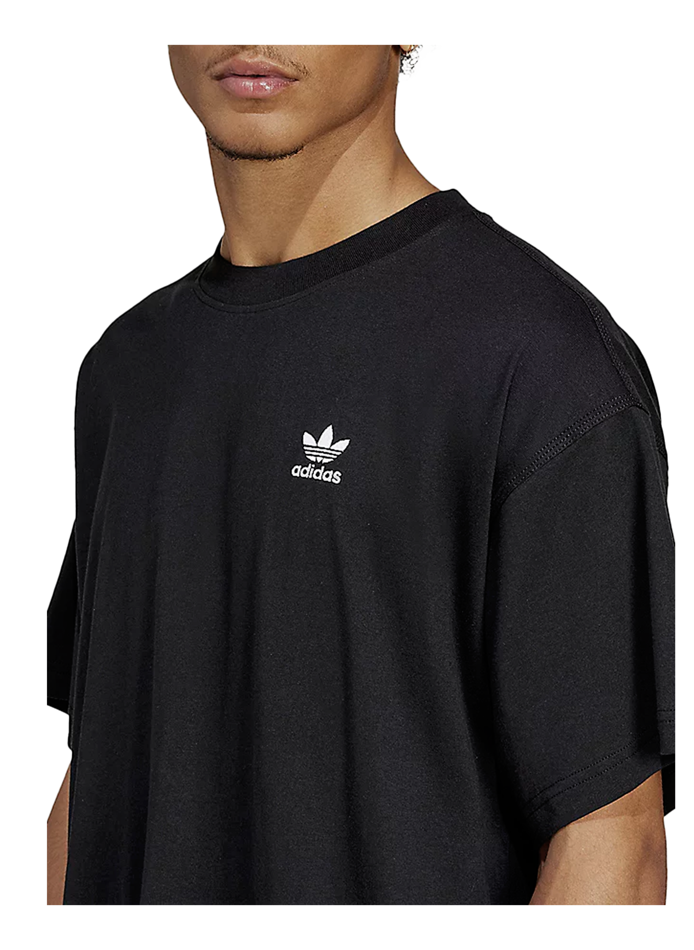 Classic Cotton T-Shirt ADIDAS Black