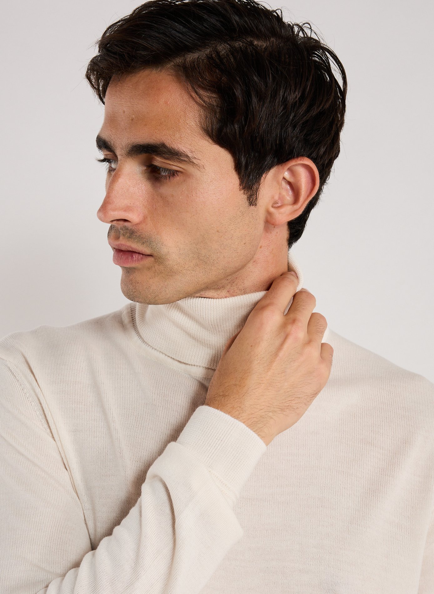 Roll-neck wool Jumper  FACONNABLE White