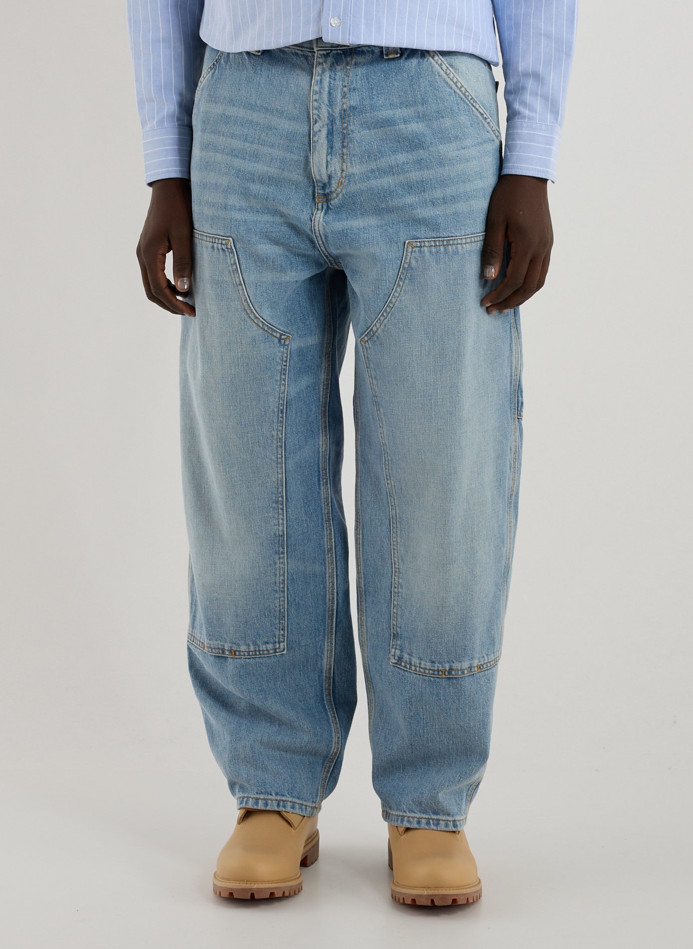 CARHARTT WIP Pantalon OG Double Knee Bleu