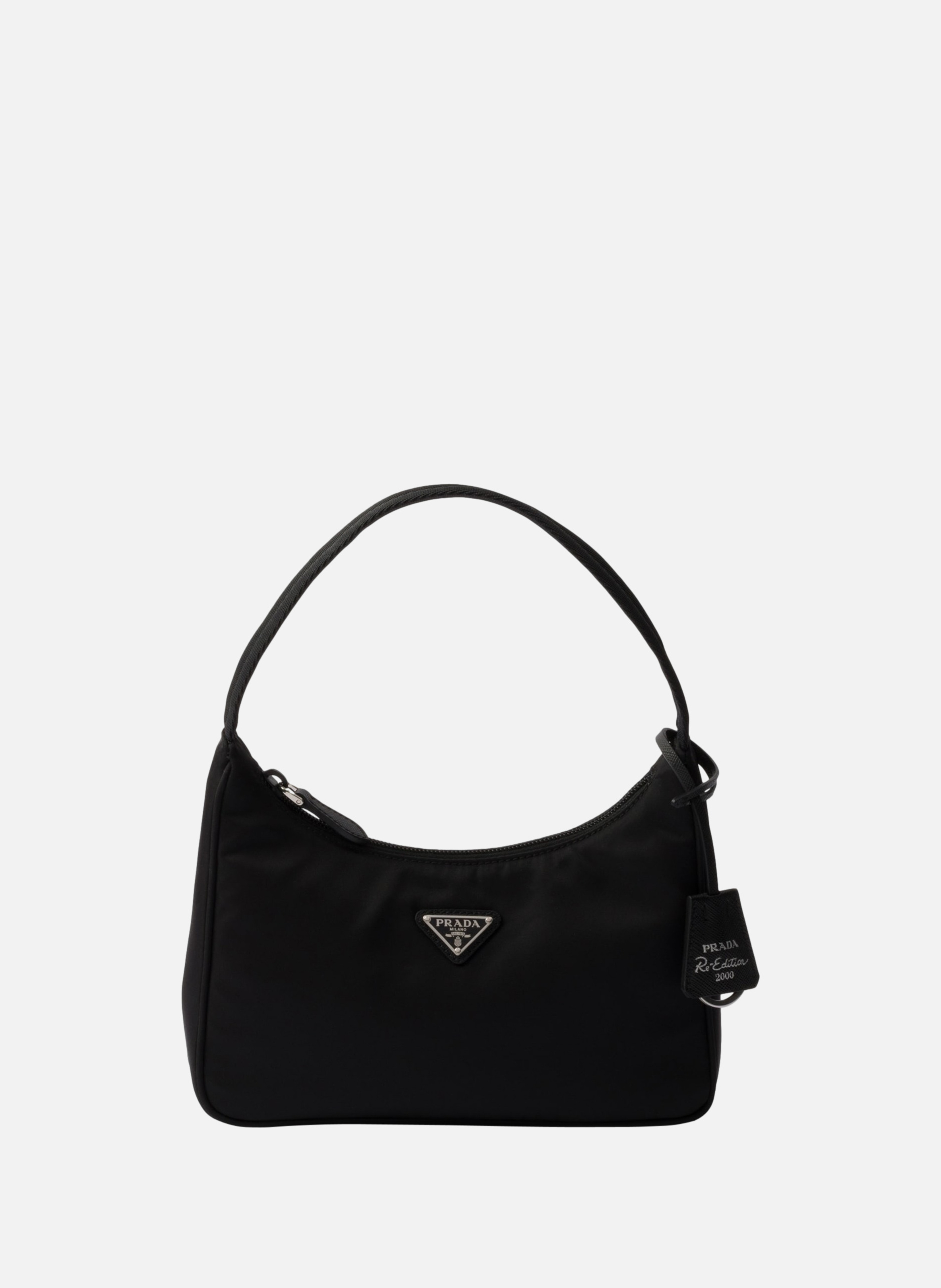 Mini sac re-edition 2000 en re-nylon PRADA Noir