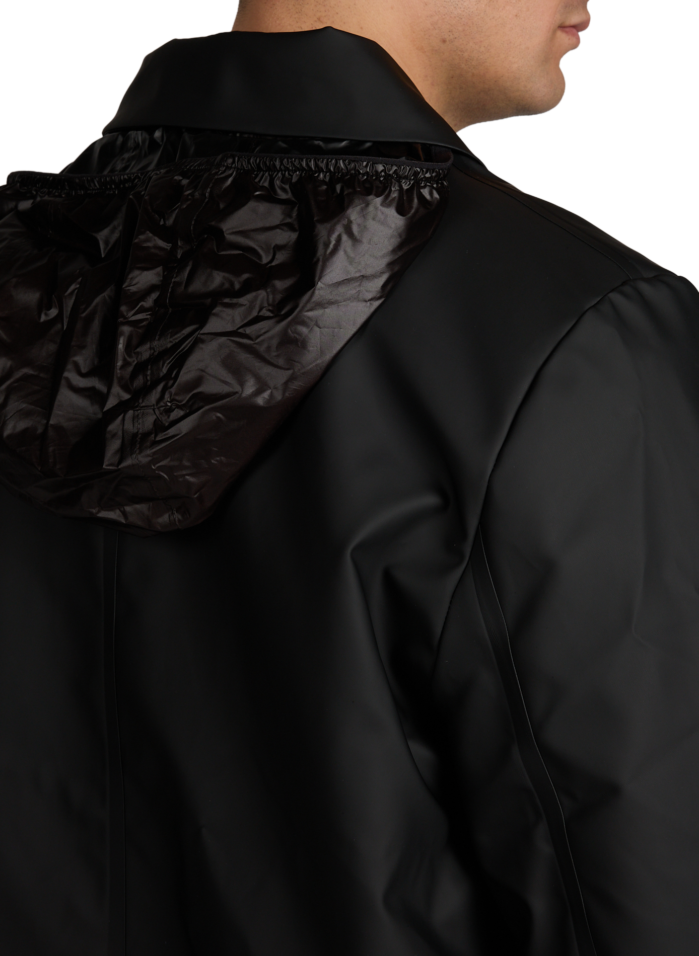 Long waterproof Nara coat RAINS Black