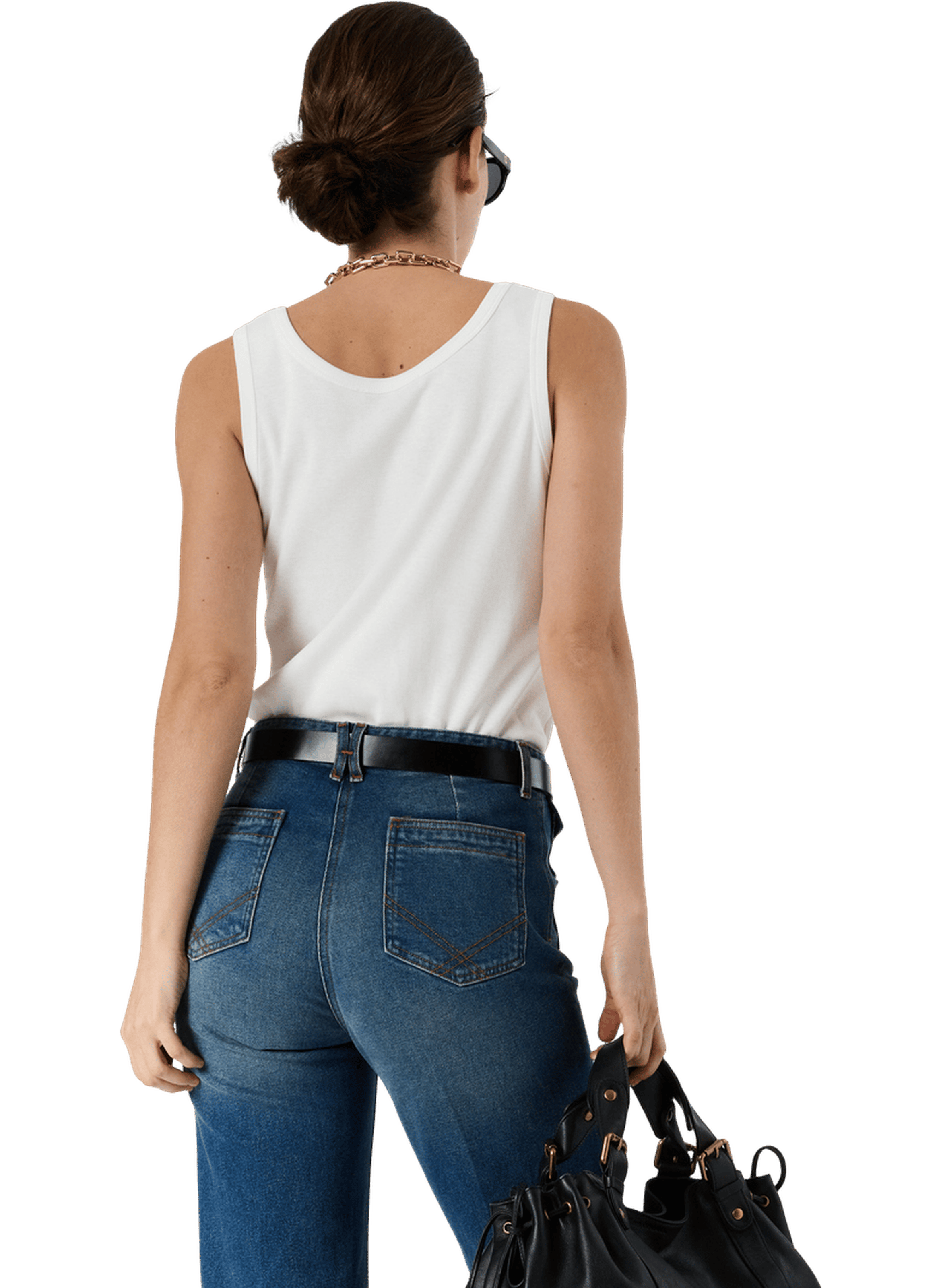 Débardeur en coton - maraude GERARD DAREL Blanc