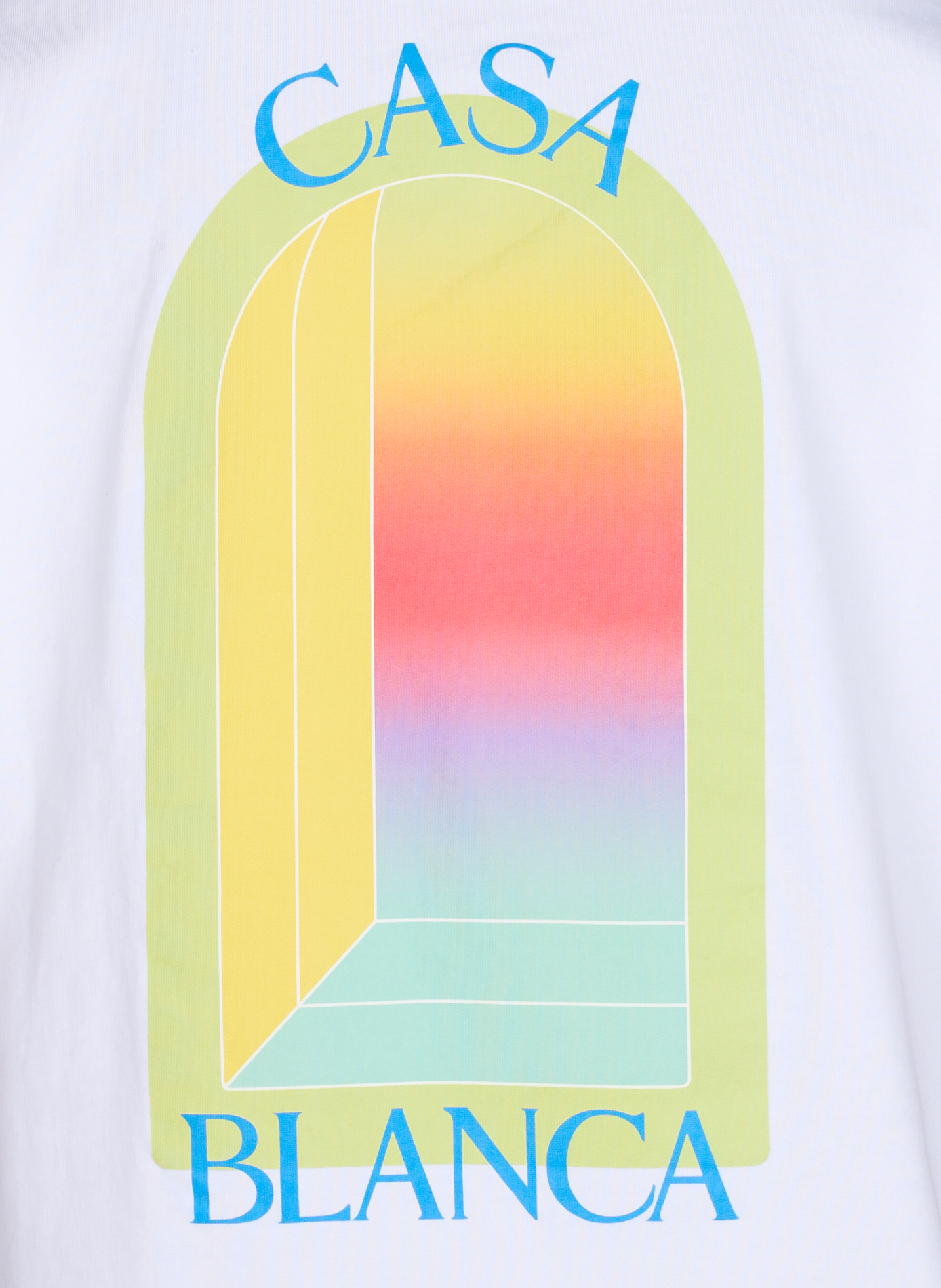 Cotton round-neck T-shirt CASABLANCA PARIS White