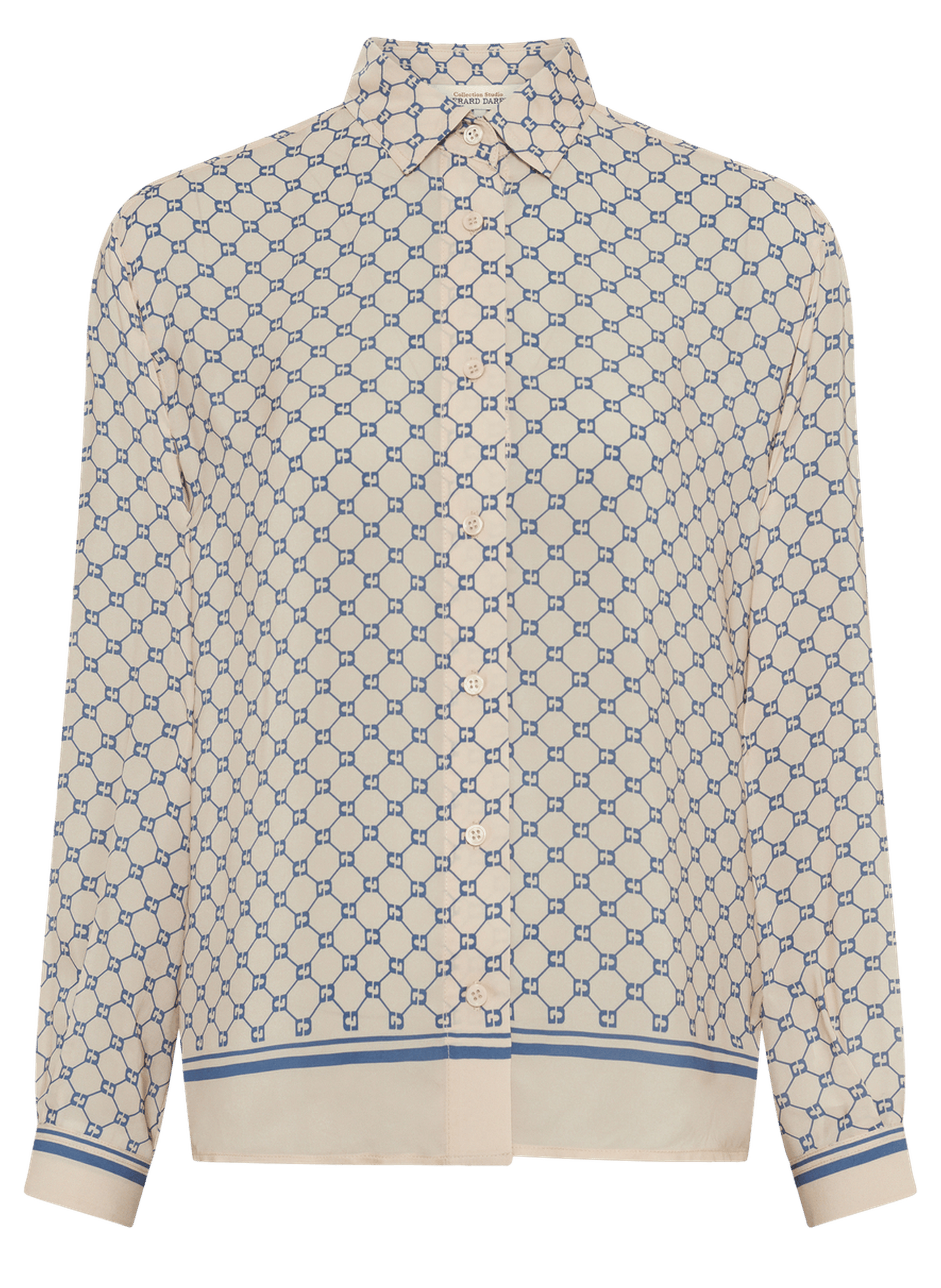 Chemise fluide à monogramme - clariane GERARD DAREL Bleu