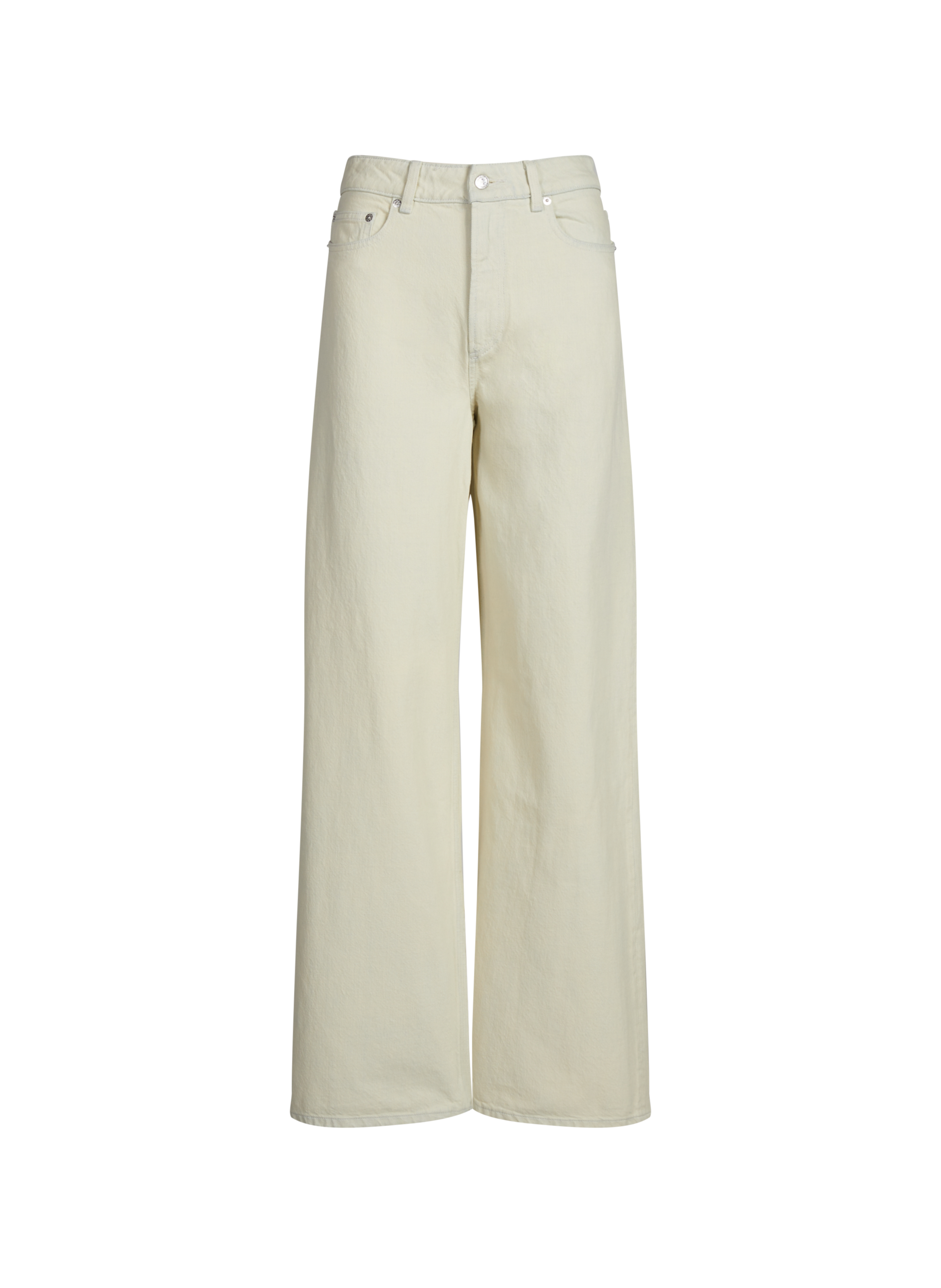 Wide-leg cotton jeans A.P.C. Beige