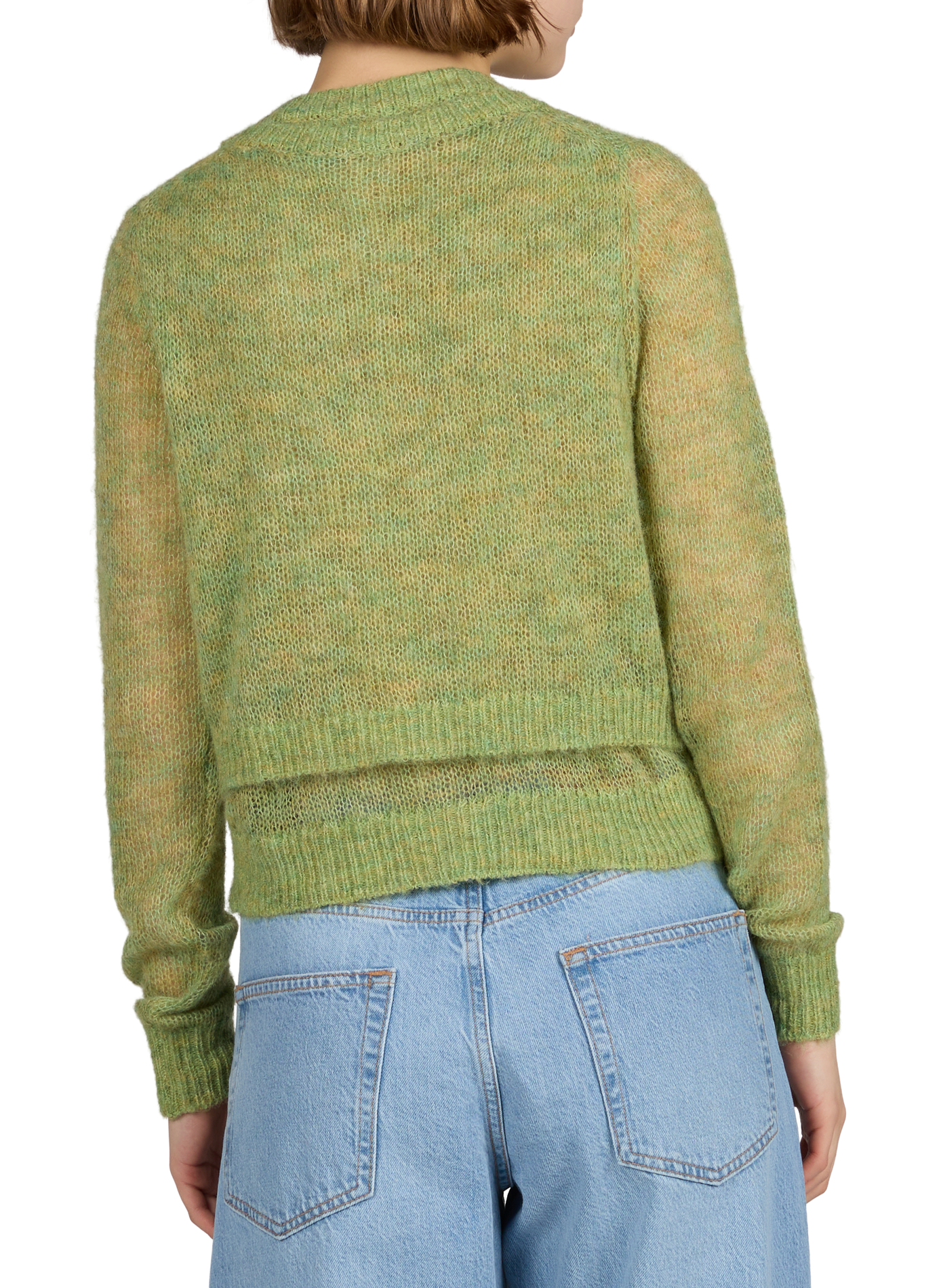 Mixed wool cardigan TOPSHOP Green